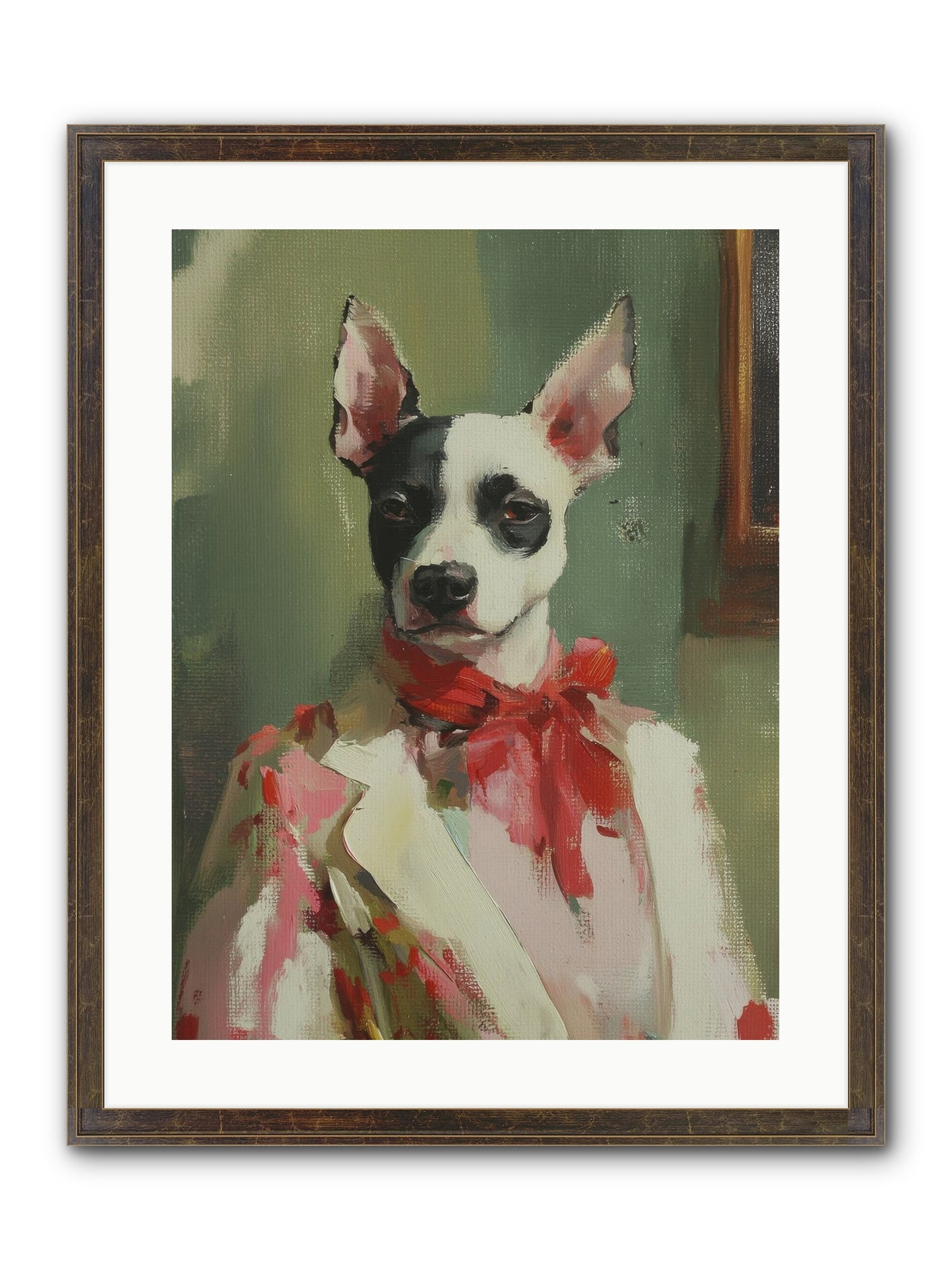 Aristocratic Soul Framed Print - Slimwoods Black/Gold 18x24