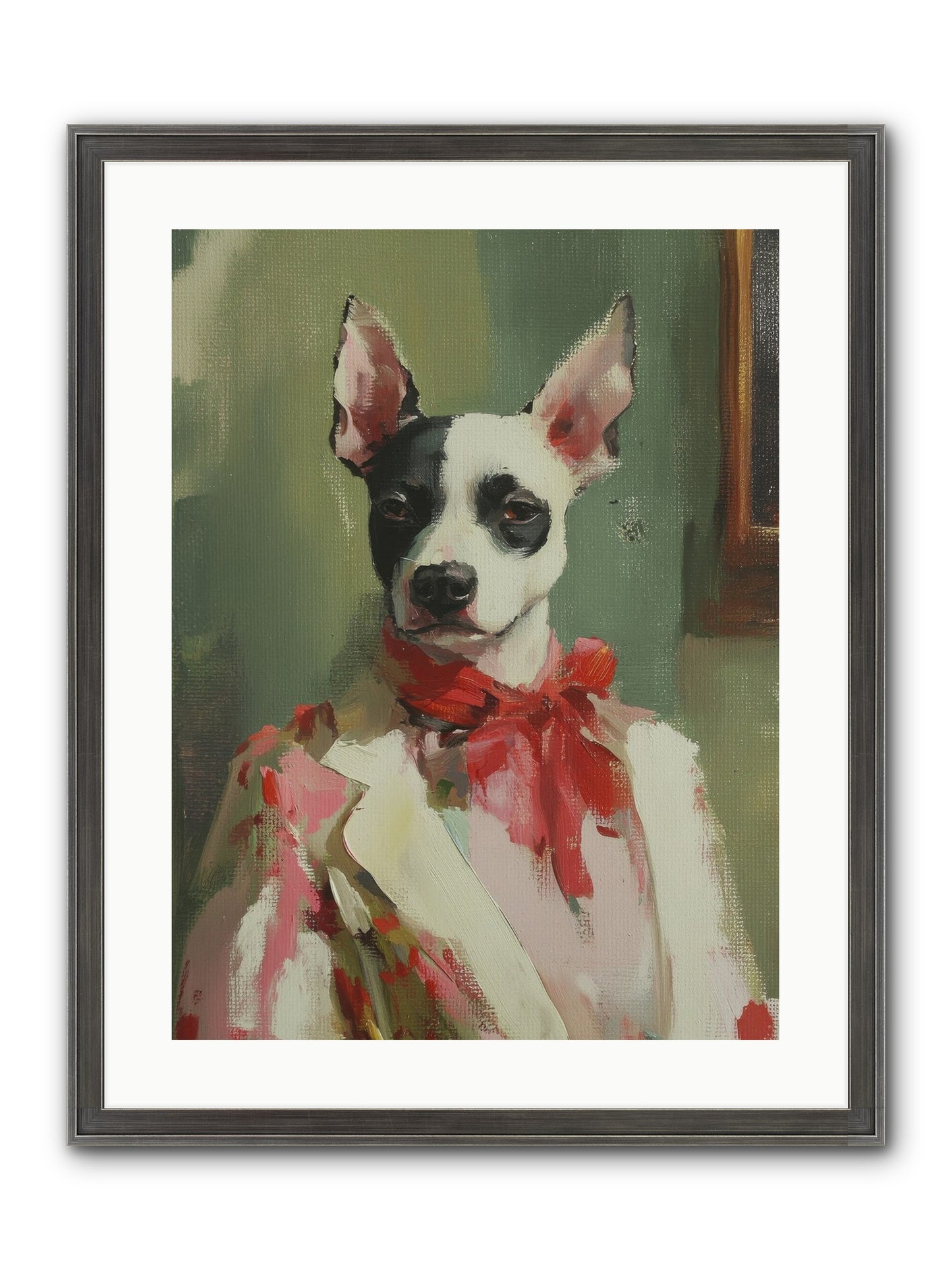 Aristocratic Soul Framed Print - Slimwoods Black/Silver 18x24