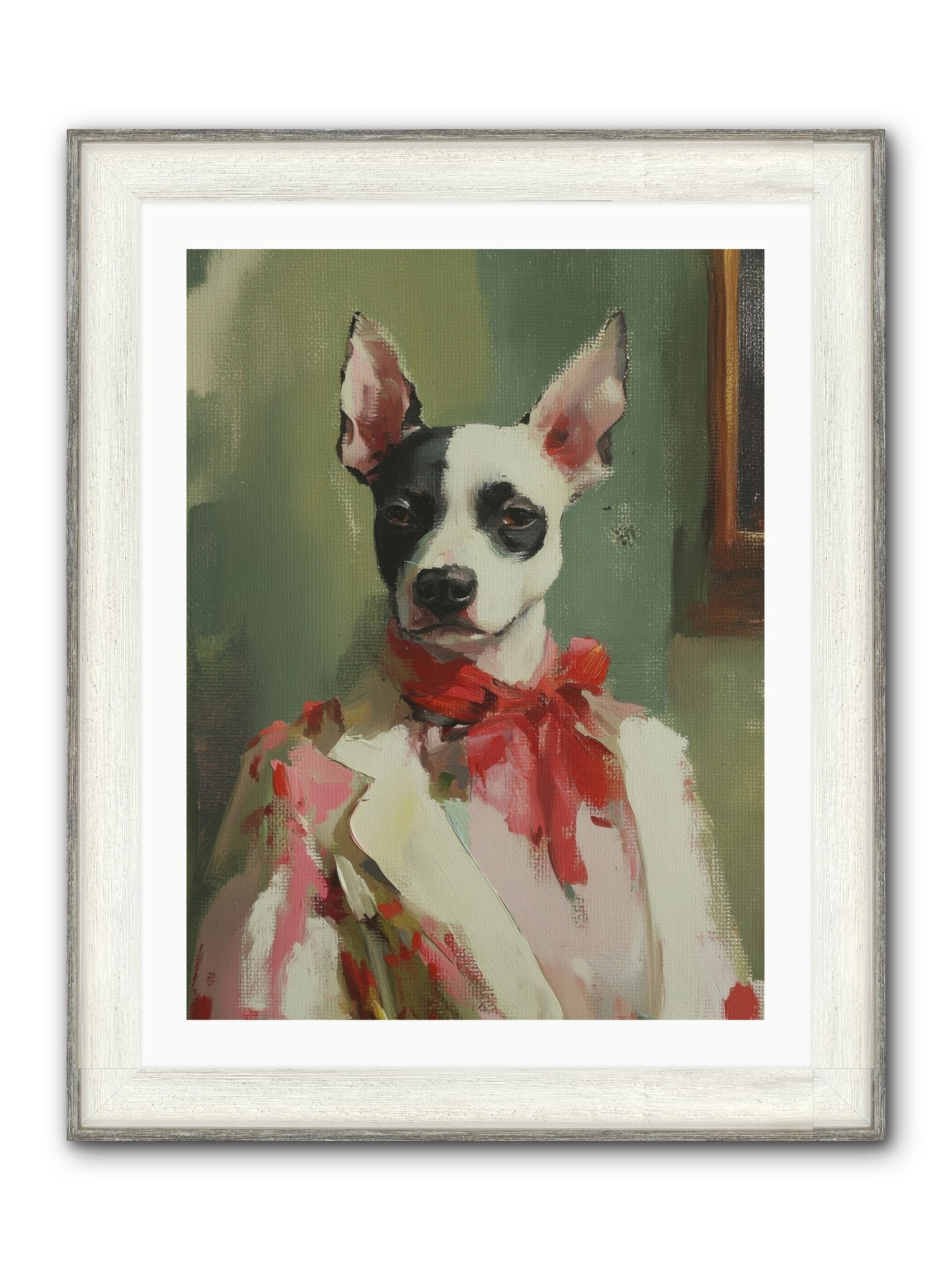 Aristocratic Soul Framed Print - Driftwood White 24x32