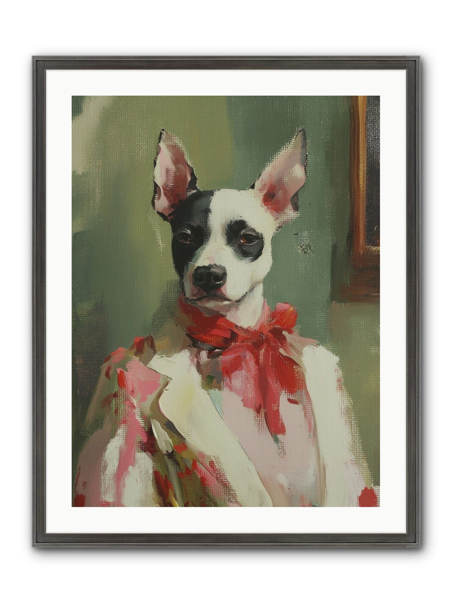 Aristocratic Soul Framed Print - Slimwoods Black/Silver 24x32