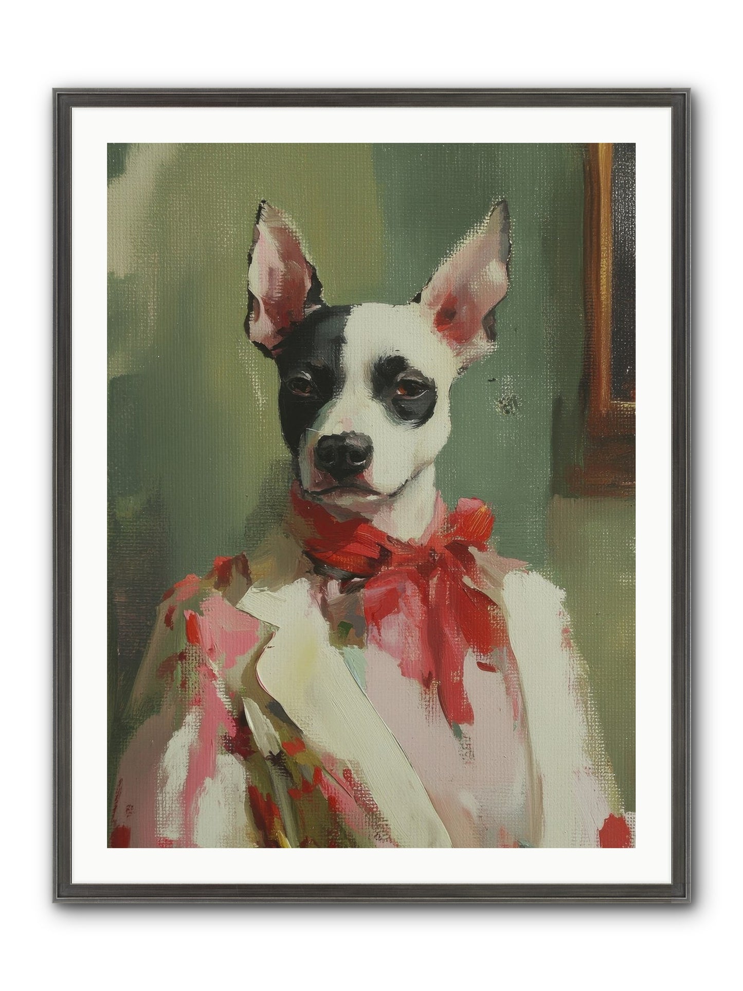 Aristocratic Soul Framed Print - Slimwoods Black/Silver 30x40