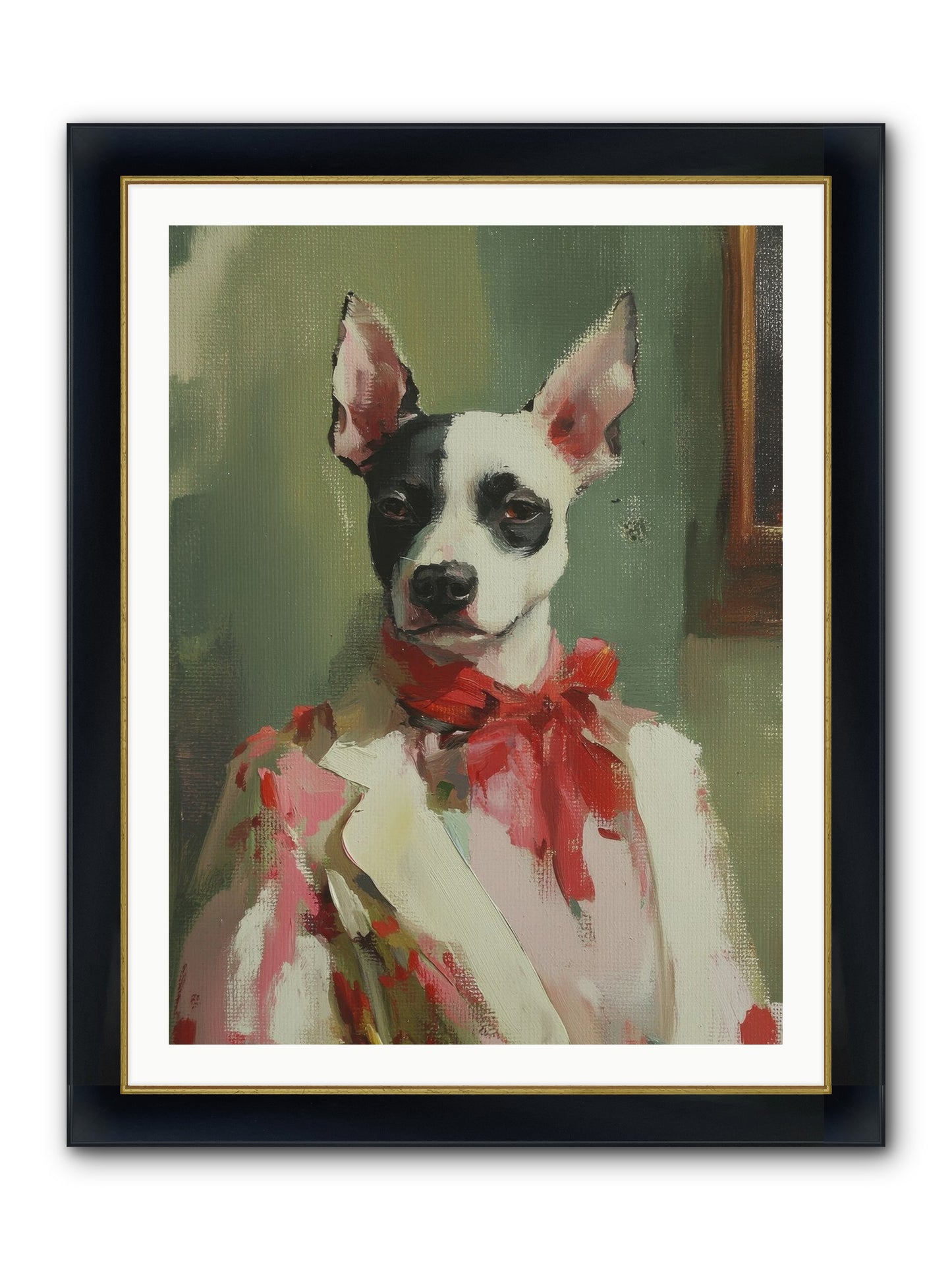 Aristocratic Soul Framed Print - Wide Black w/Gold 30x40