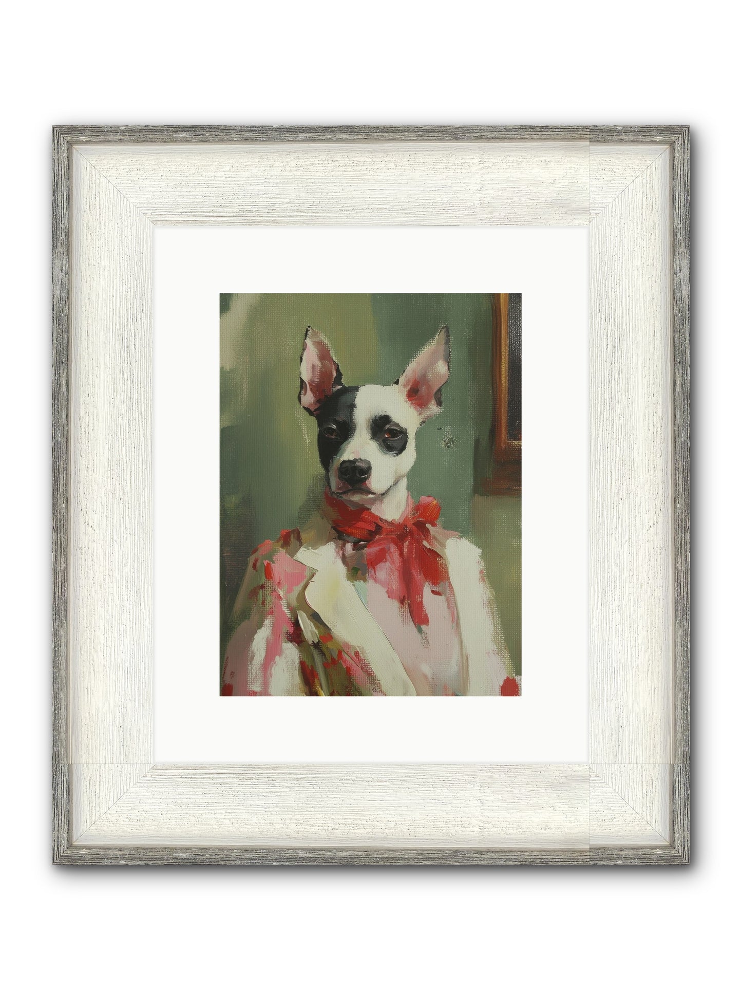 Aristocratic Soul Framed Print - Driftwood White 9x12