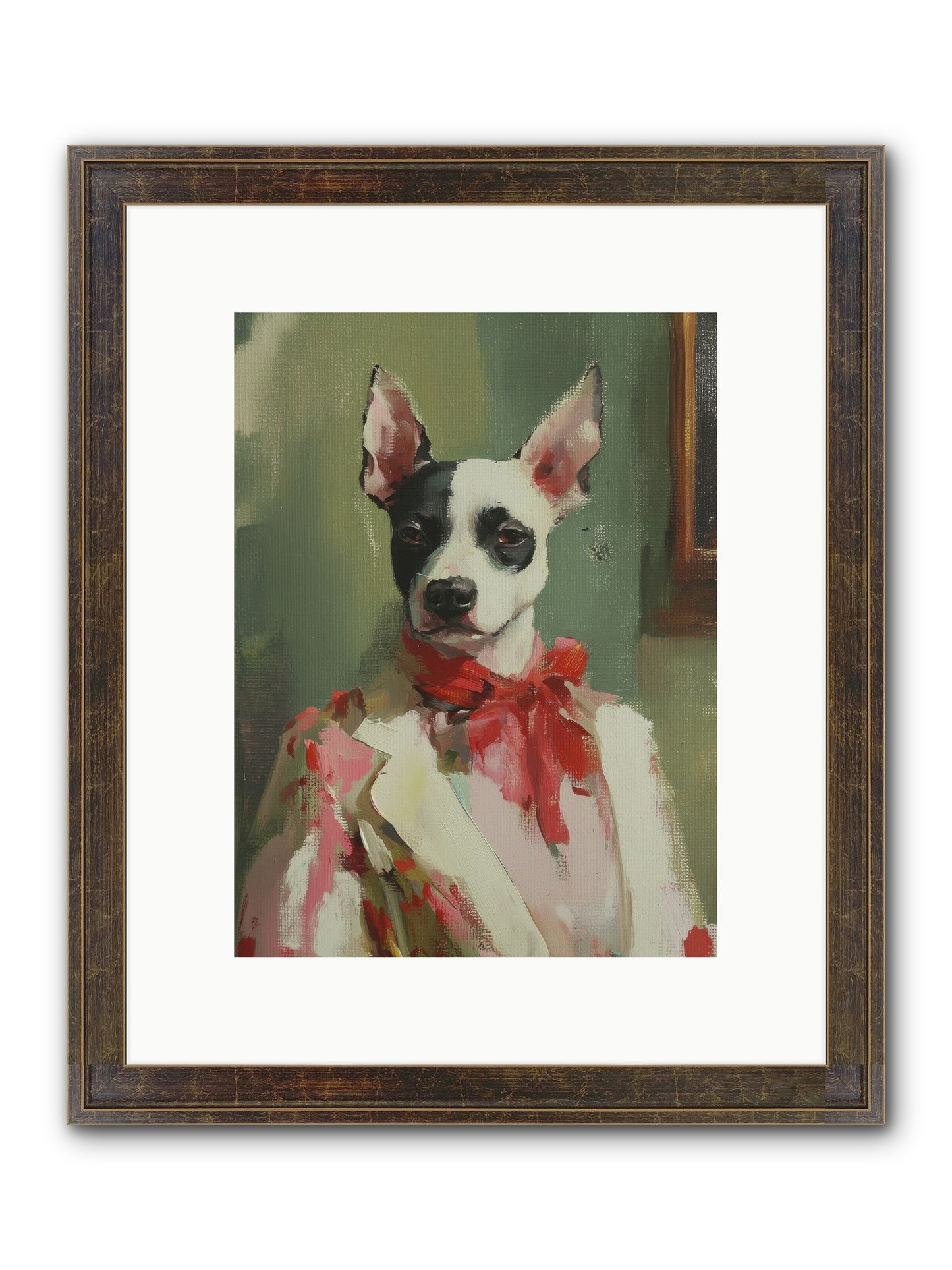 Aristocratic Soul Framed Print - Slimwoods Black/Gold 9x12