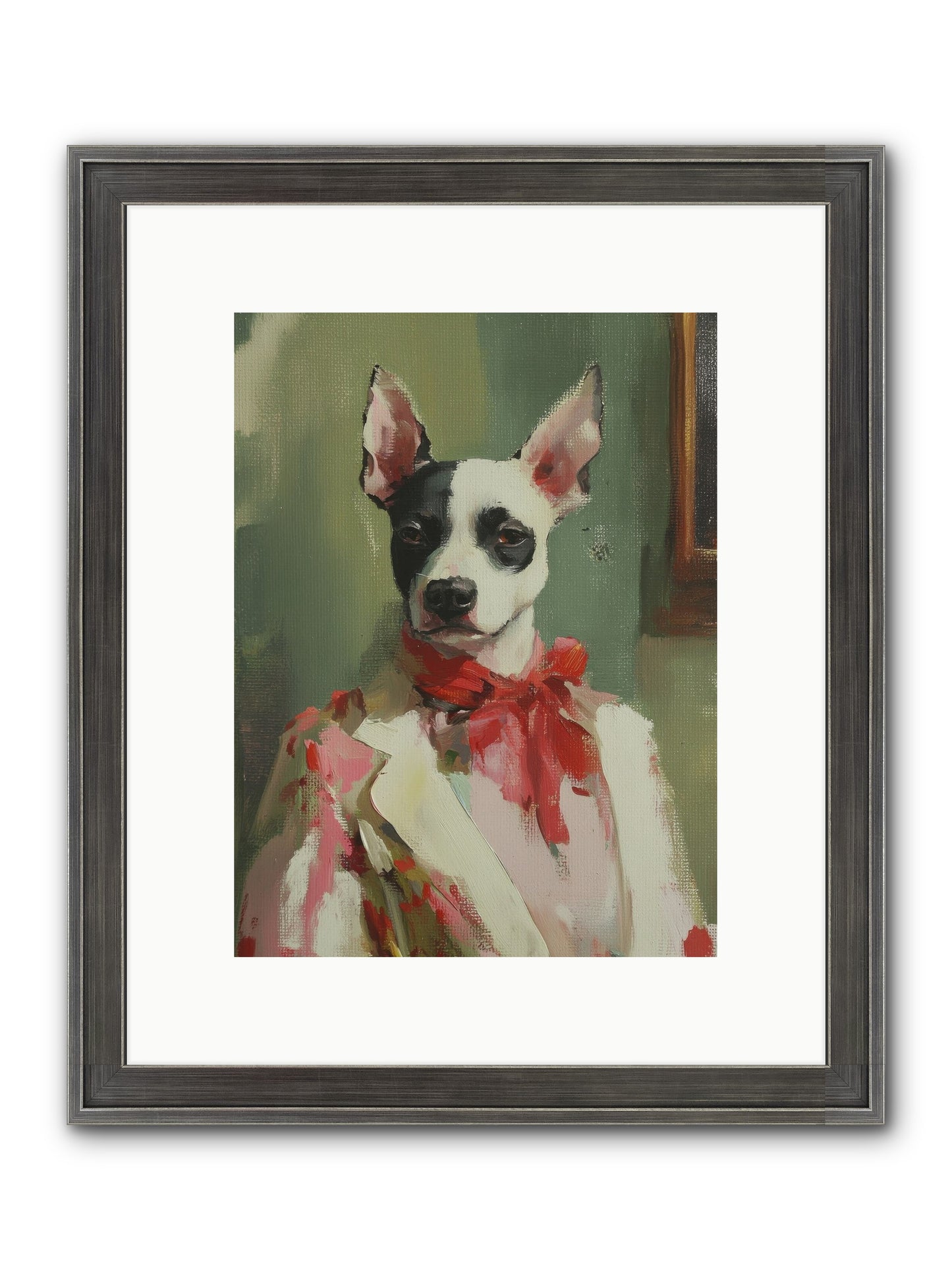 Aristocratic Soul Framed Print - Slimwoods Black/Silver 9x12