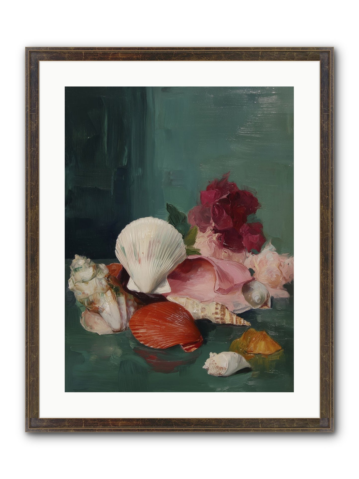 Arranged In Silence Framed Print - Slimwoods Black/Gold 18x24