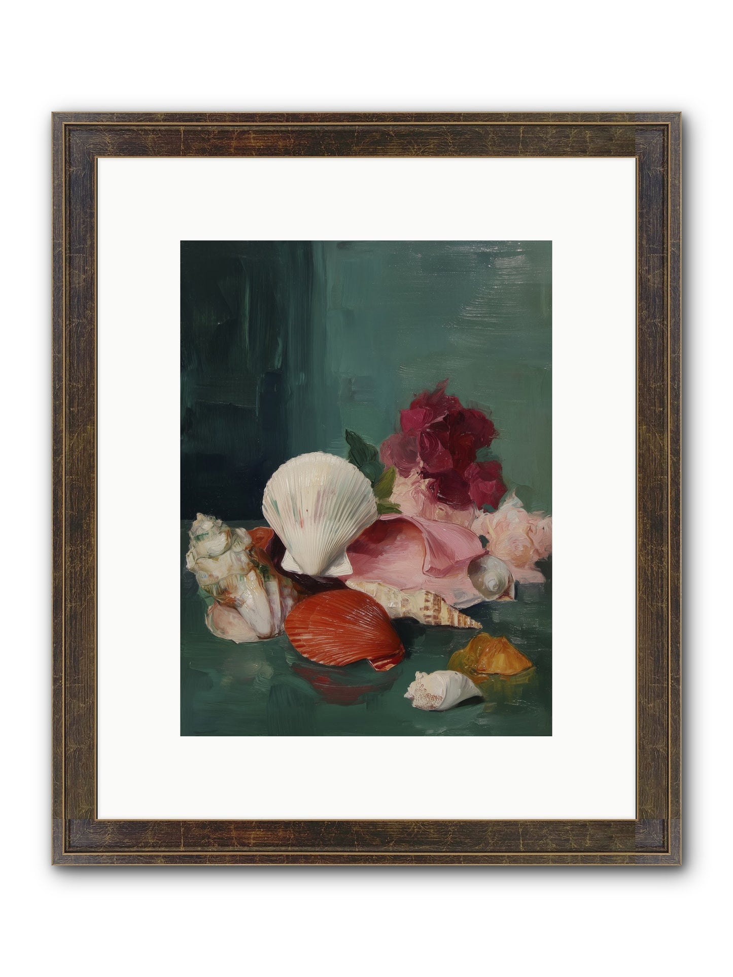 Arranged In Silence Framed Print - Slimwoods Black/Gold 9x12