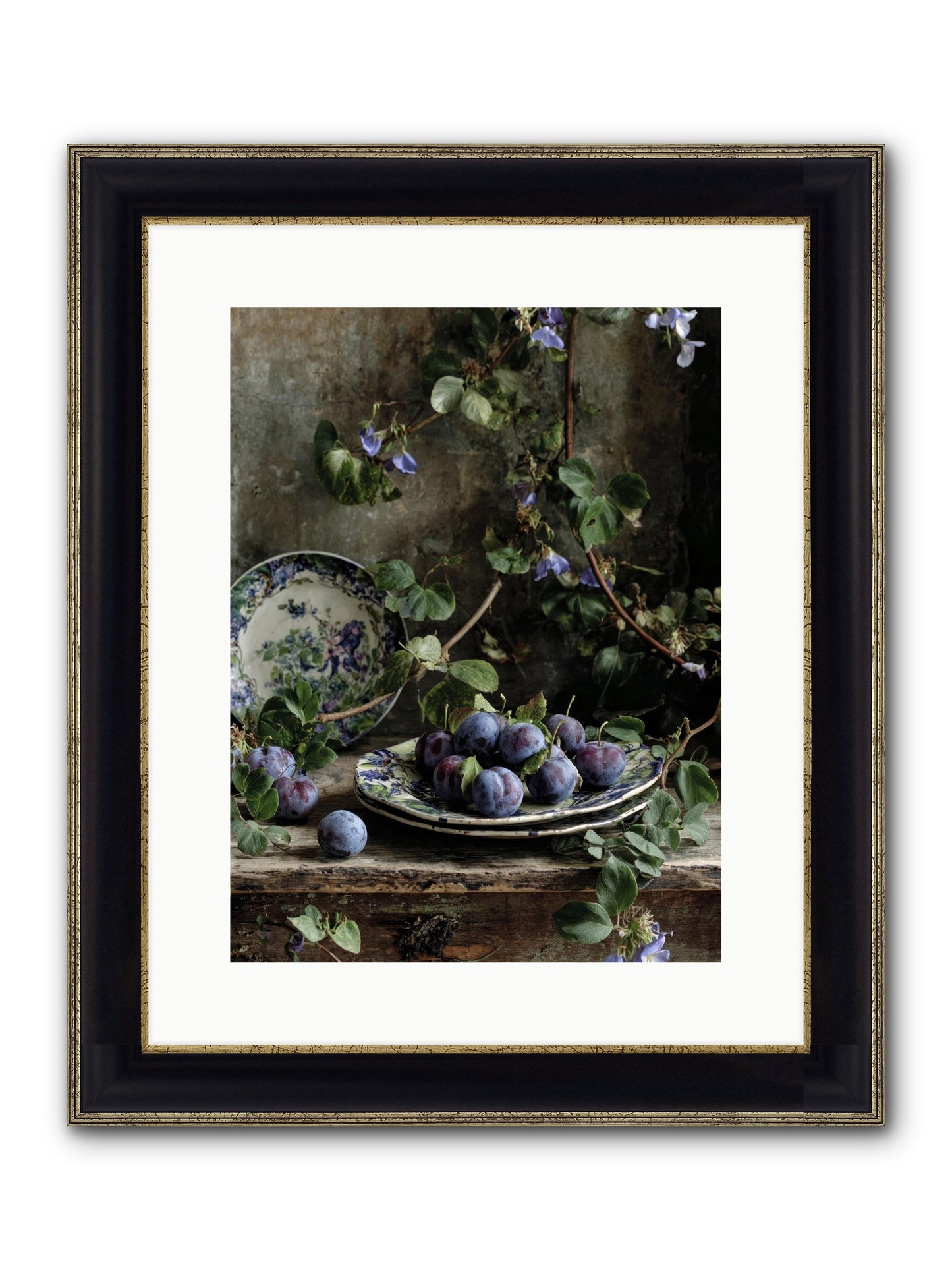 Artemis Dreams Framed Print - Black & Gold 12x16
