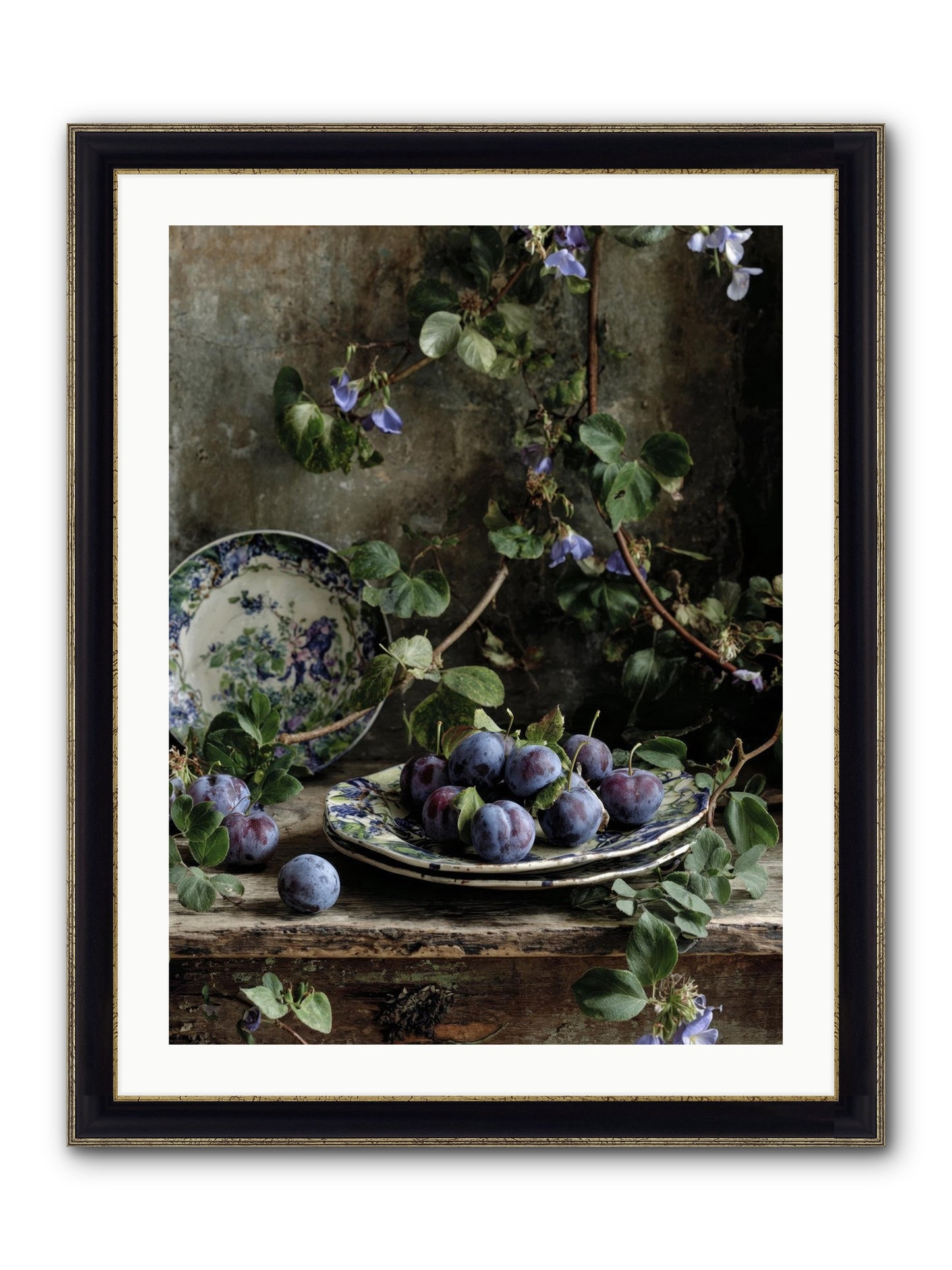Artemis Dreams Framed Print - Black & Gold 24x32