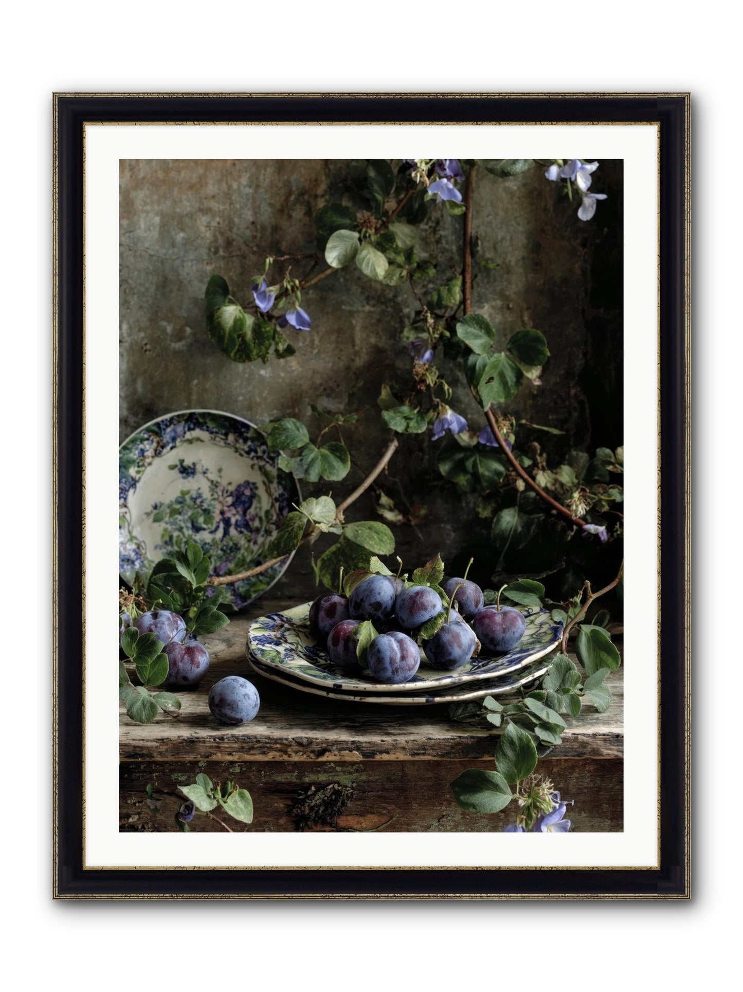 Artemis Dreams Framed Print - Black & Gold 30x40
