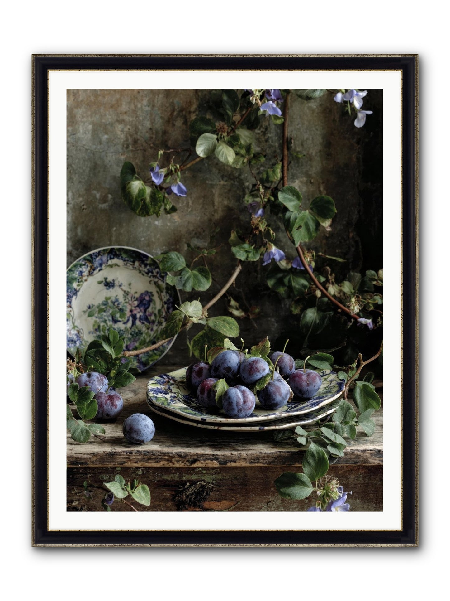 Artemis Dreams Framed Print - Black & Gold 36x48
