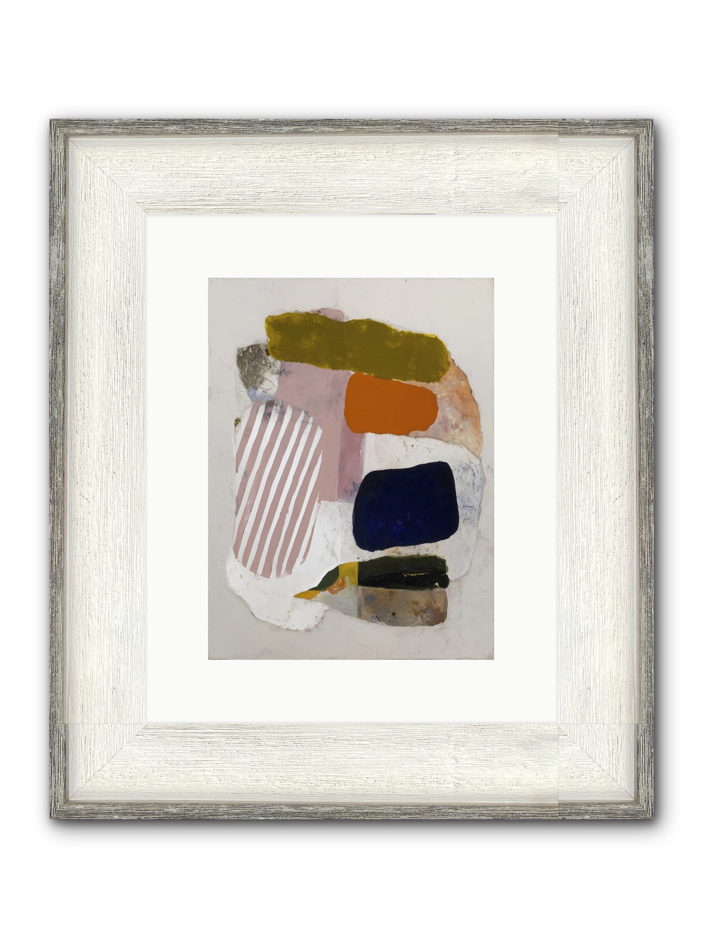 Ashen Horizon Framed Print - Driftwood White 9x12