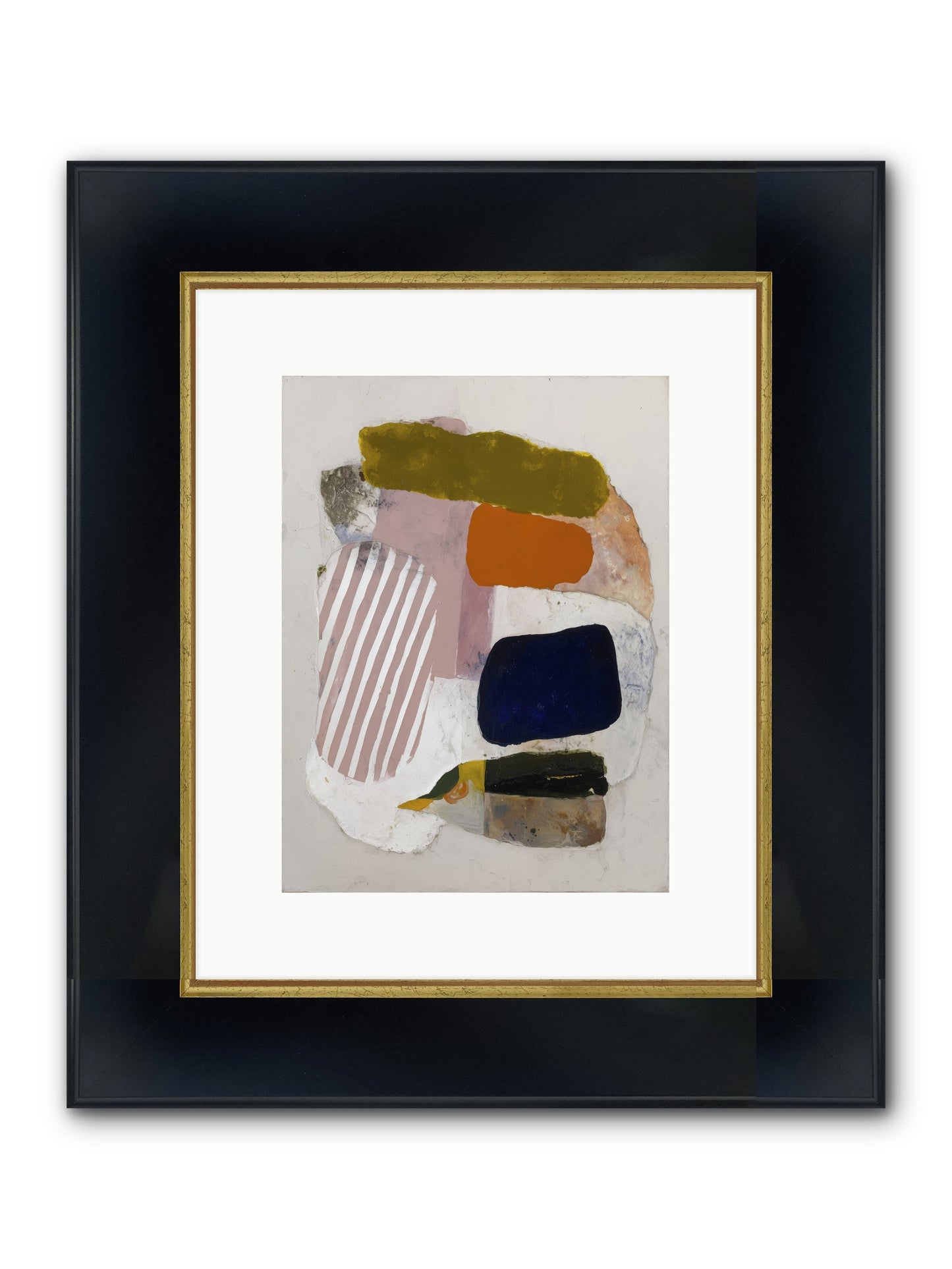 Ashen Horizon Framed Print - Wide Black w/Gold 9x12