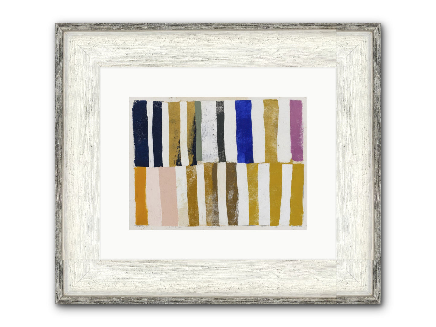 Ashen Parade Framed Print - Driftwood White 12x9