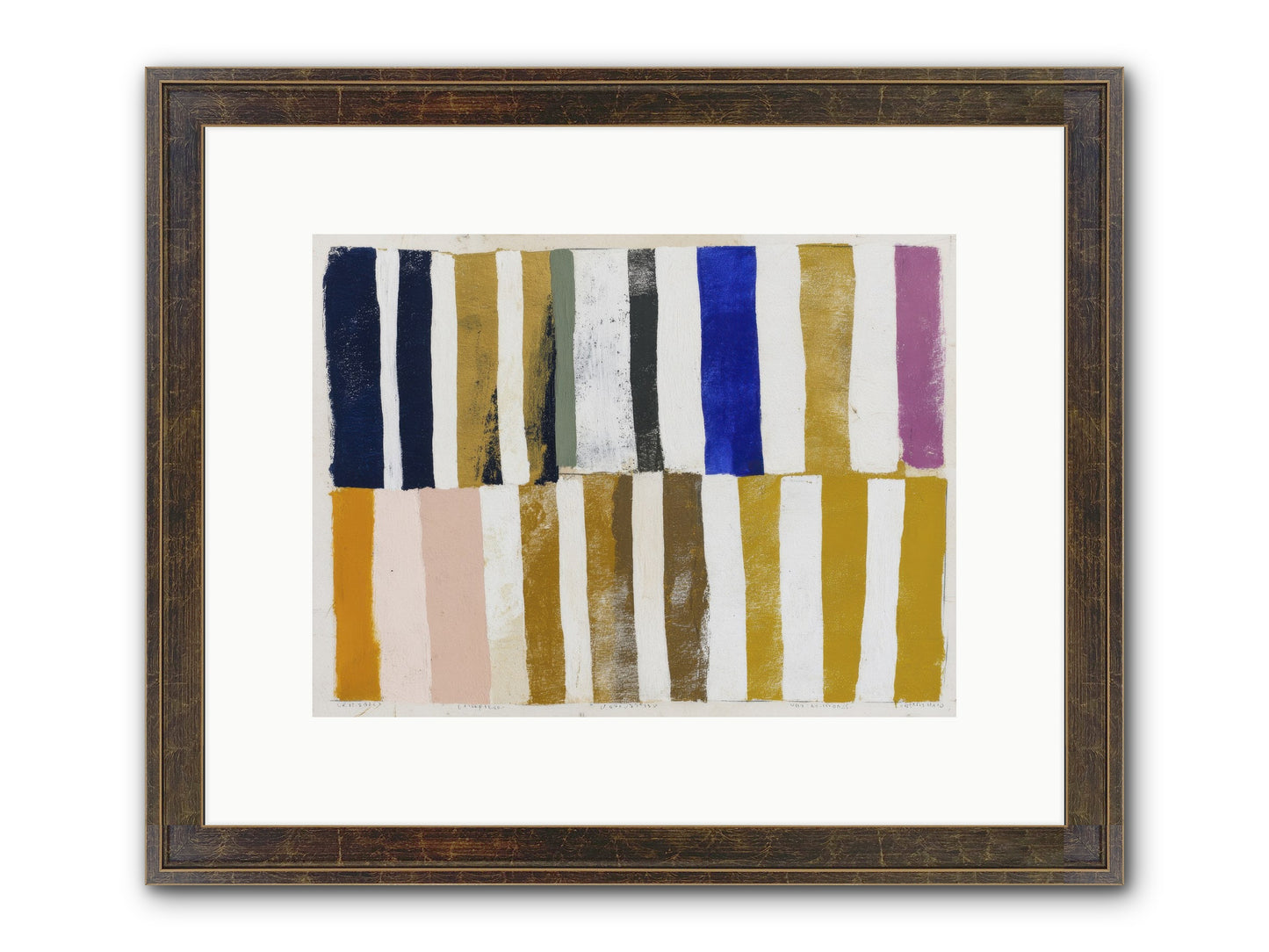 Ashen Parade Framed Print - Slimwoods Black/Gold 12x9