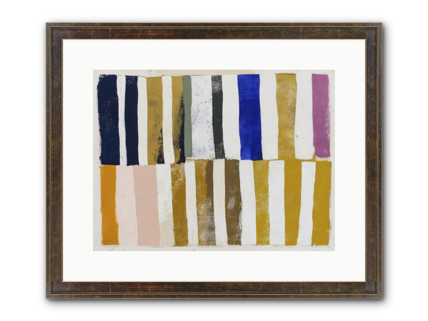 Ashen Parade Framed Print - Slimwoods Black/Gold 16x12