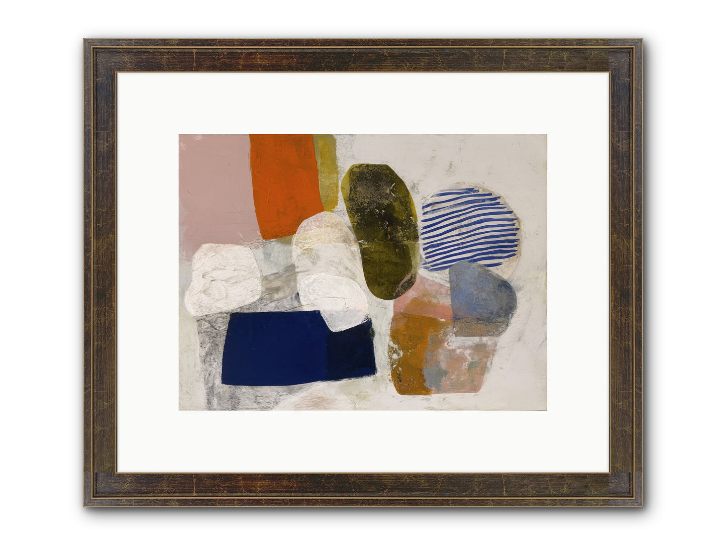 Ashwood Framed Print - Slimwoods Black/Gold 12x9
