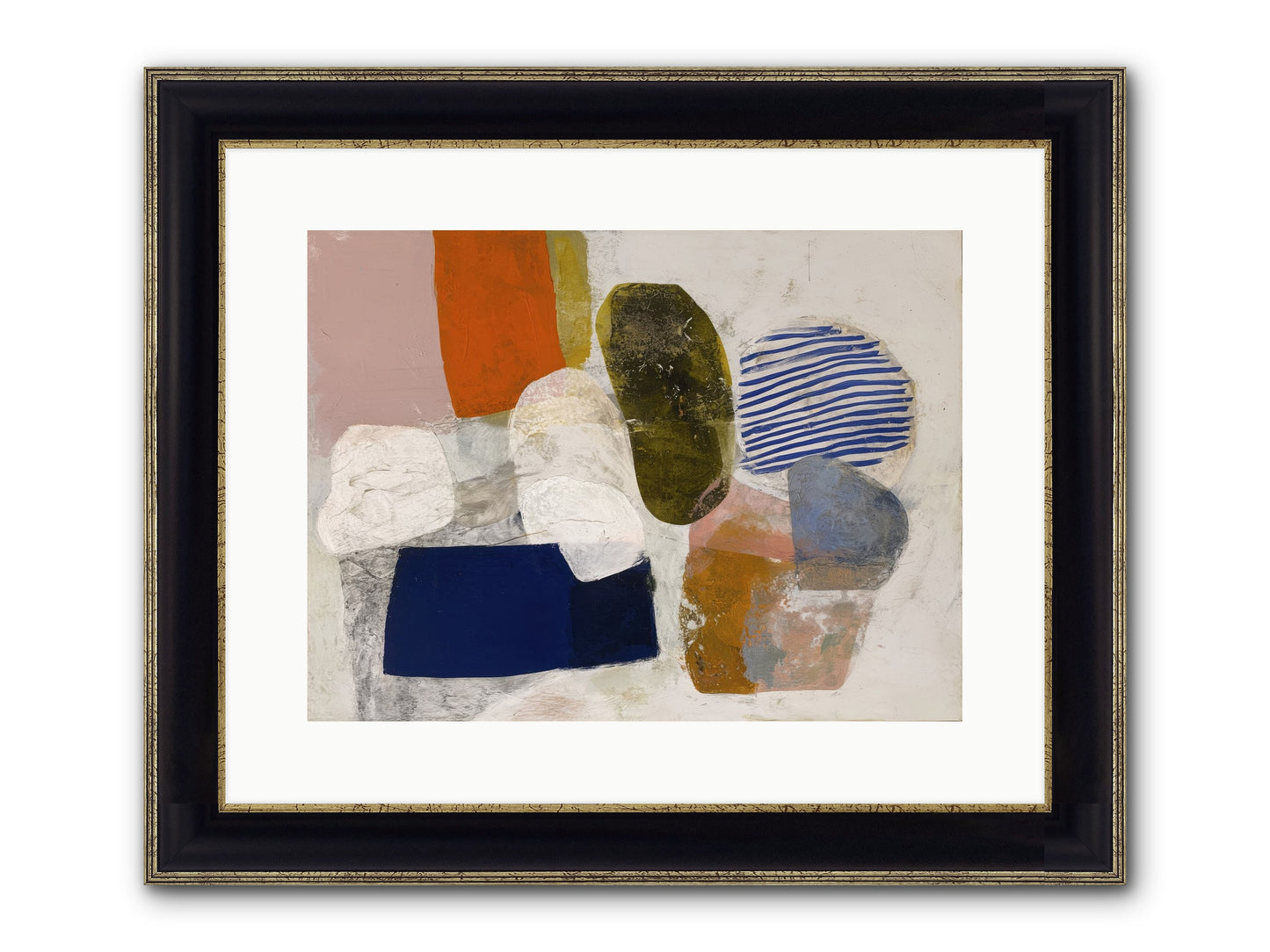 Ashwood Framed Print - Black & Gold 16x12