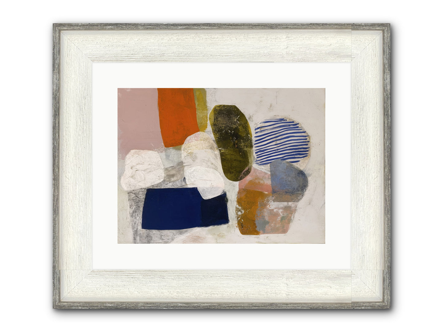 Ashwood Framed Print - Driftwood White 16x12