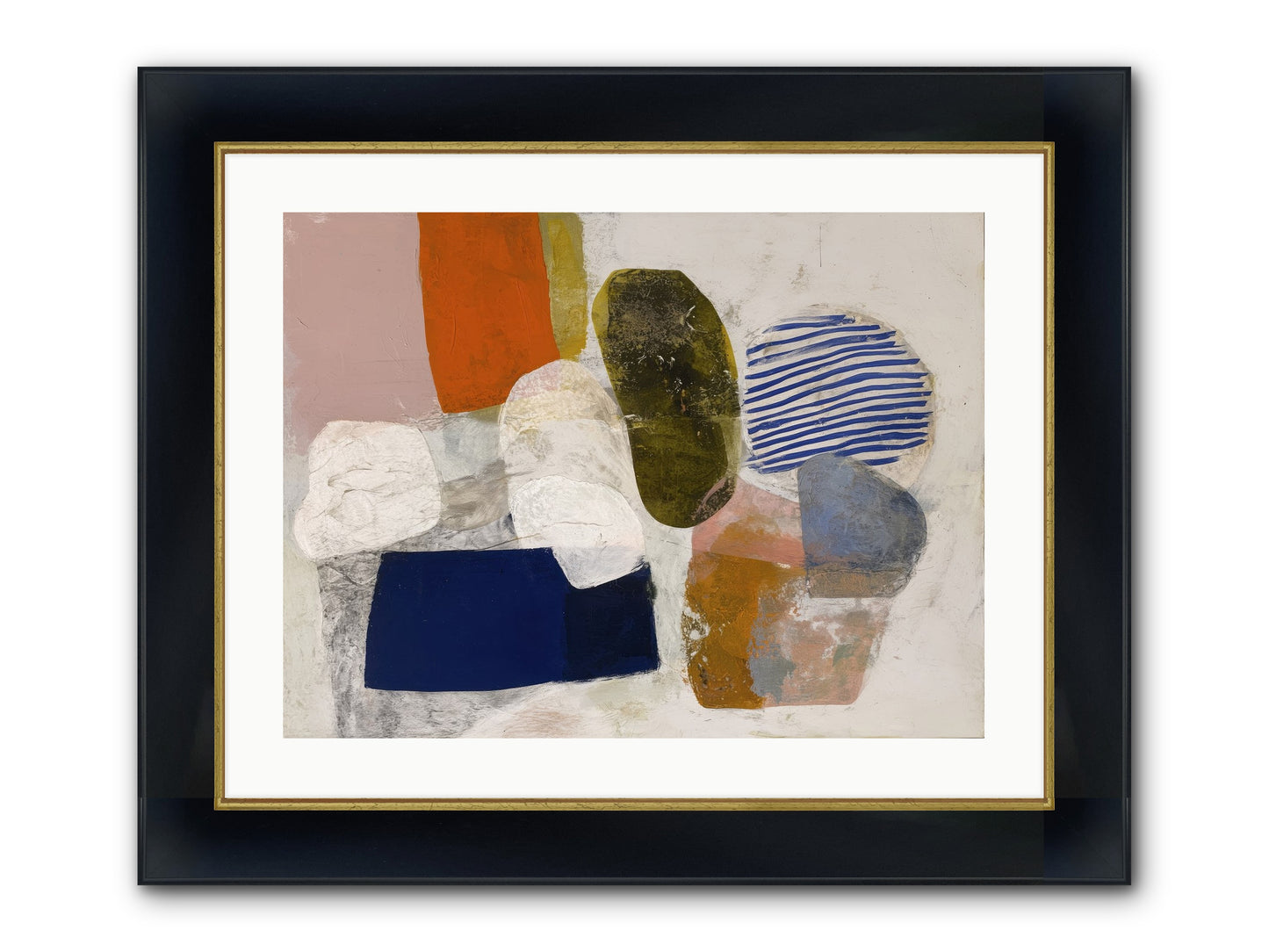 Ashwood Framed Print - Wide Black w/Gold 24x18