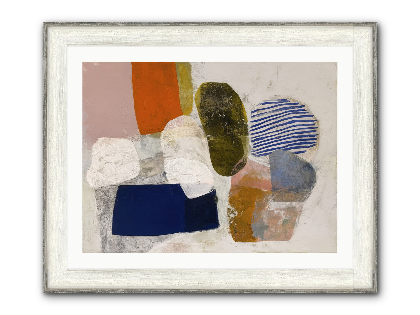Ashwood Framed Print - Driftwood White 32x24