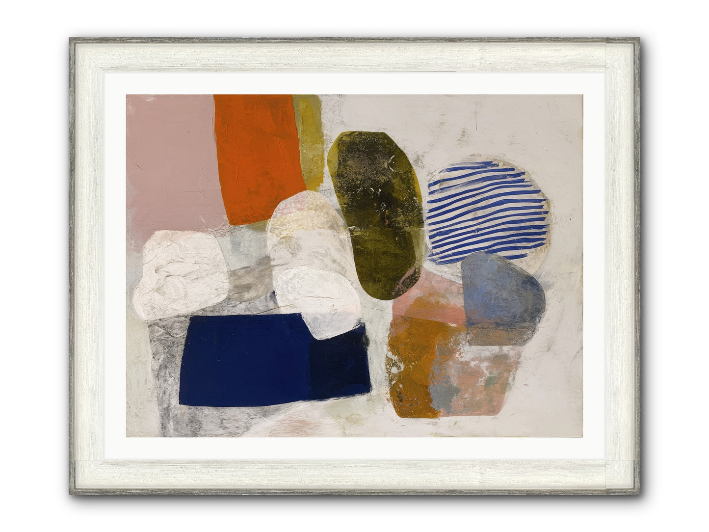Ashwood Framed Print - Driftwood White 40x30
