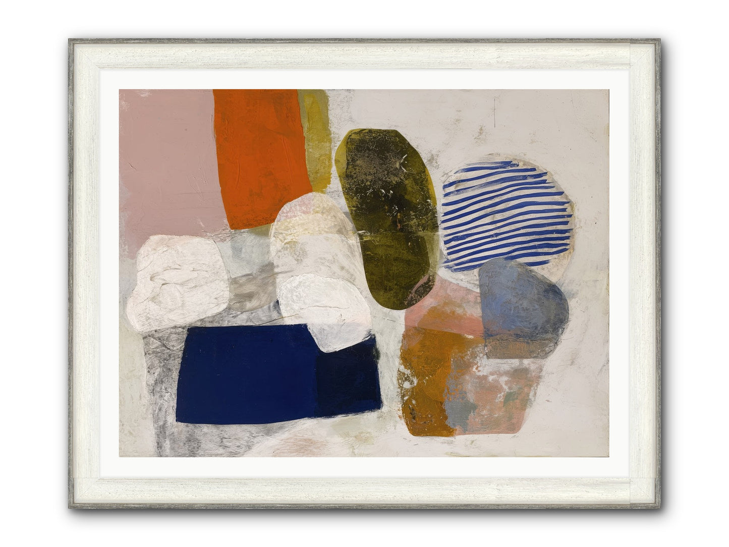 Ashwood Framed Print - Driftwood White 48x36