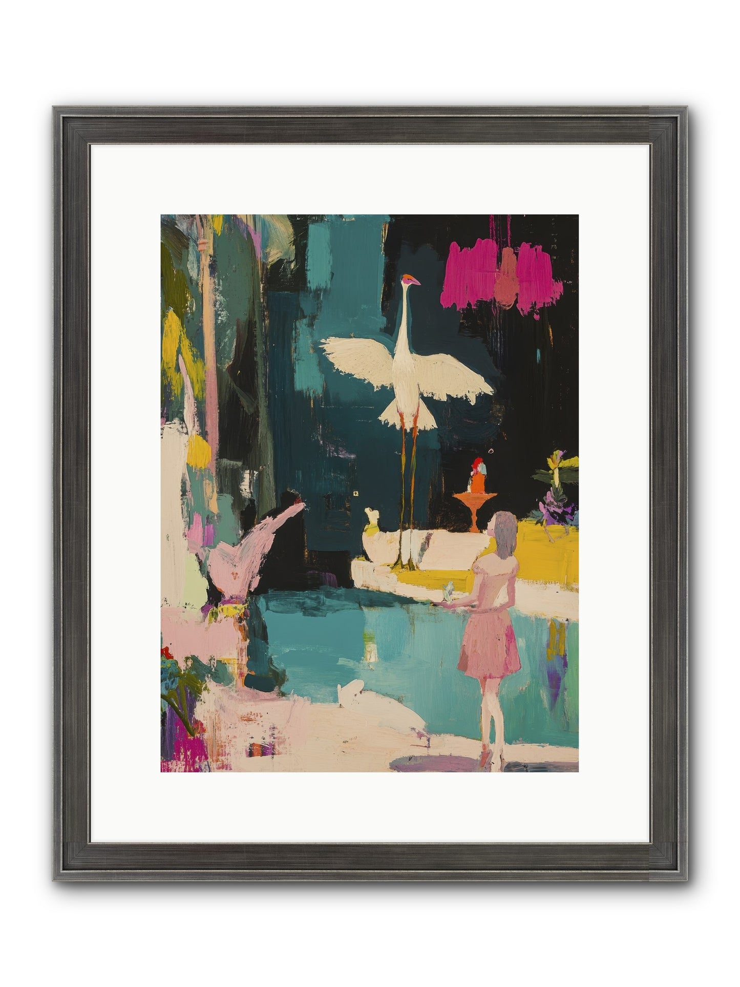 At Last, My Missing Piece Framed Print - Slimwoods Black/Silver 12x16