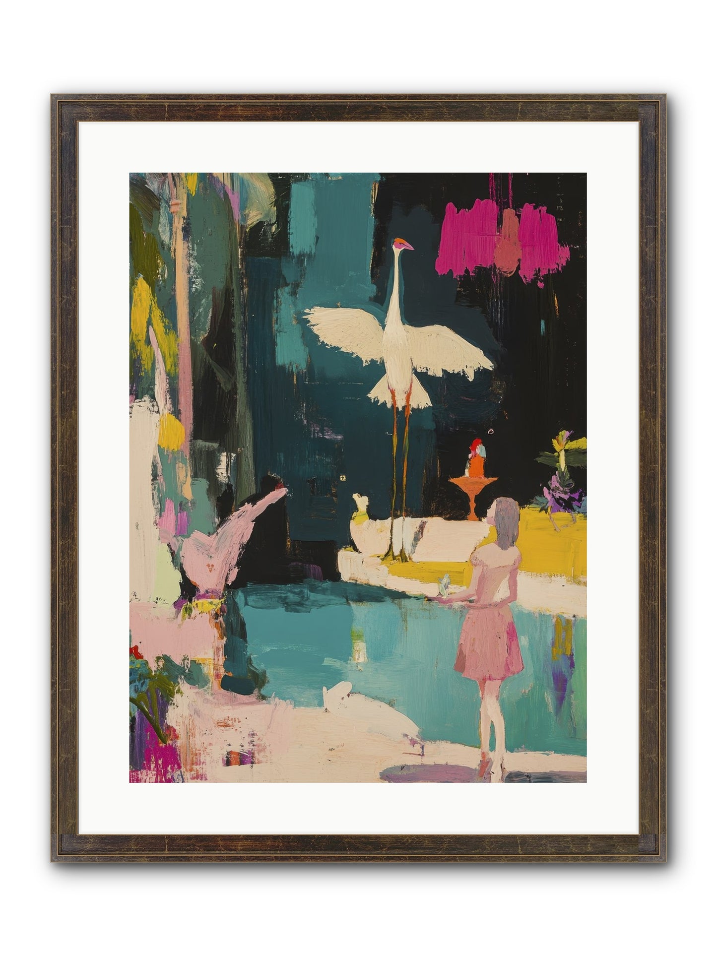 At Last, My Missing Piece Framed Print - Slimwoods Black/Gold 18x24
