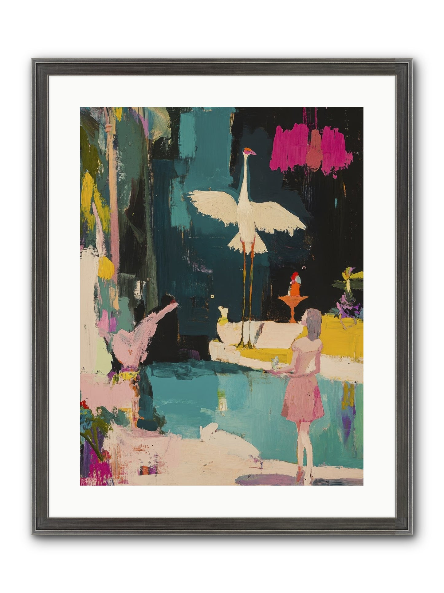 At Last, My Missing Piece Framed Print - Slimwoods Black/Silver 18x24