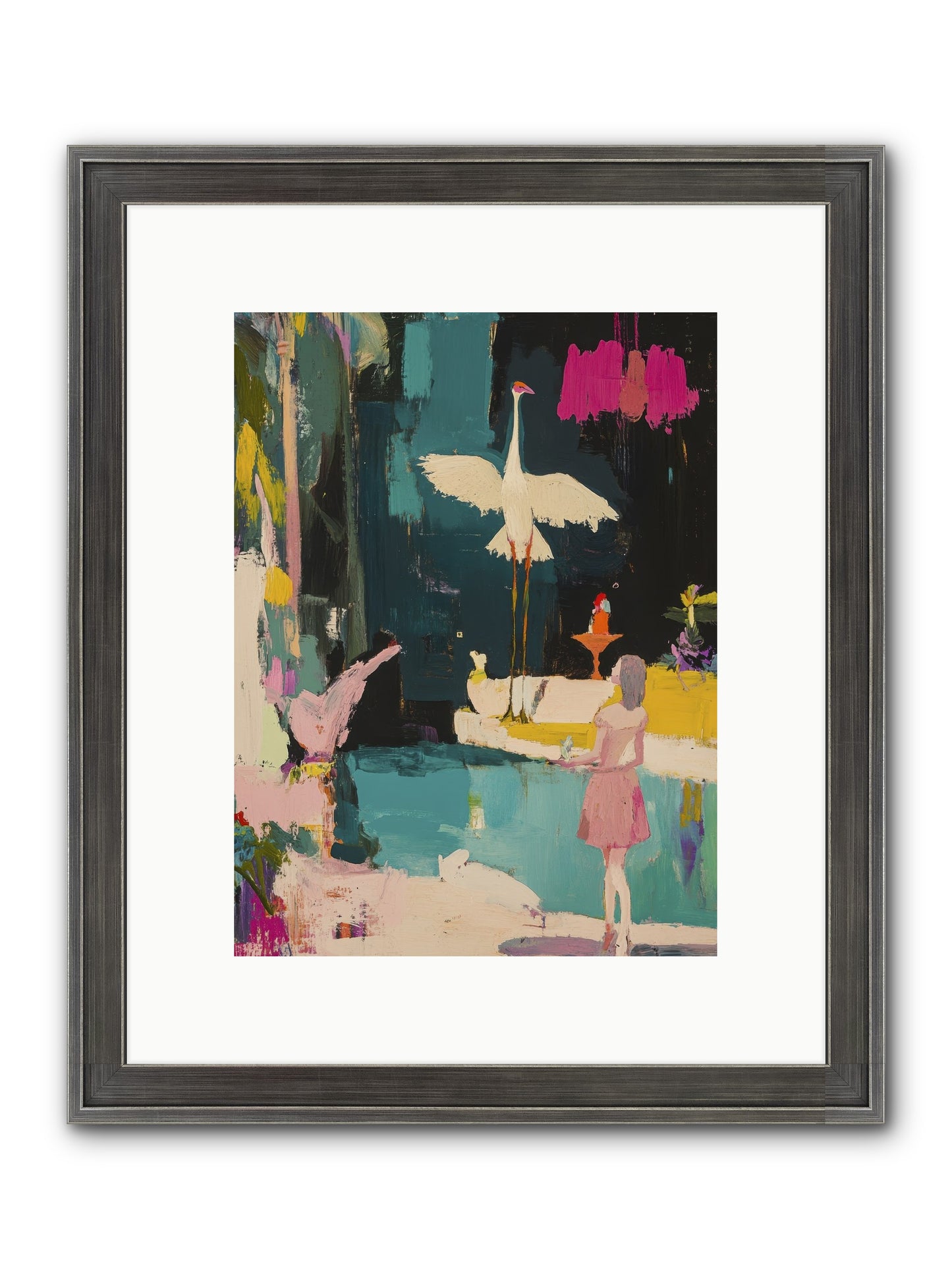 At Last, My Missing Piece Framed Print - Slimwoods Black/Silver 9x12