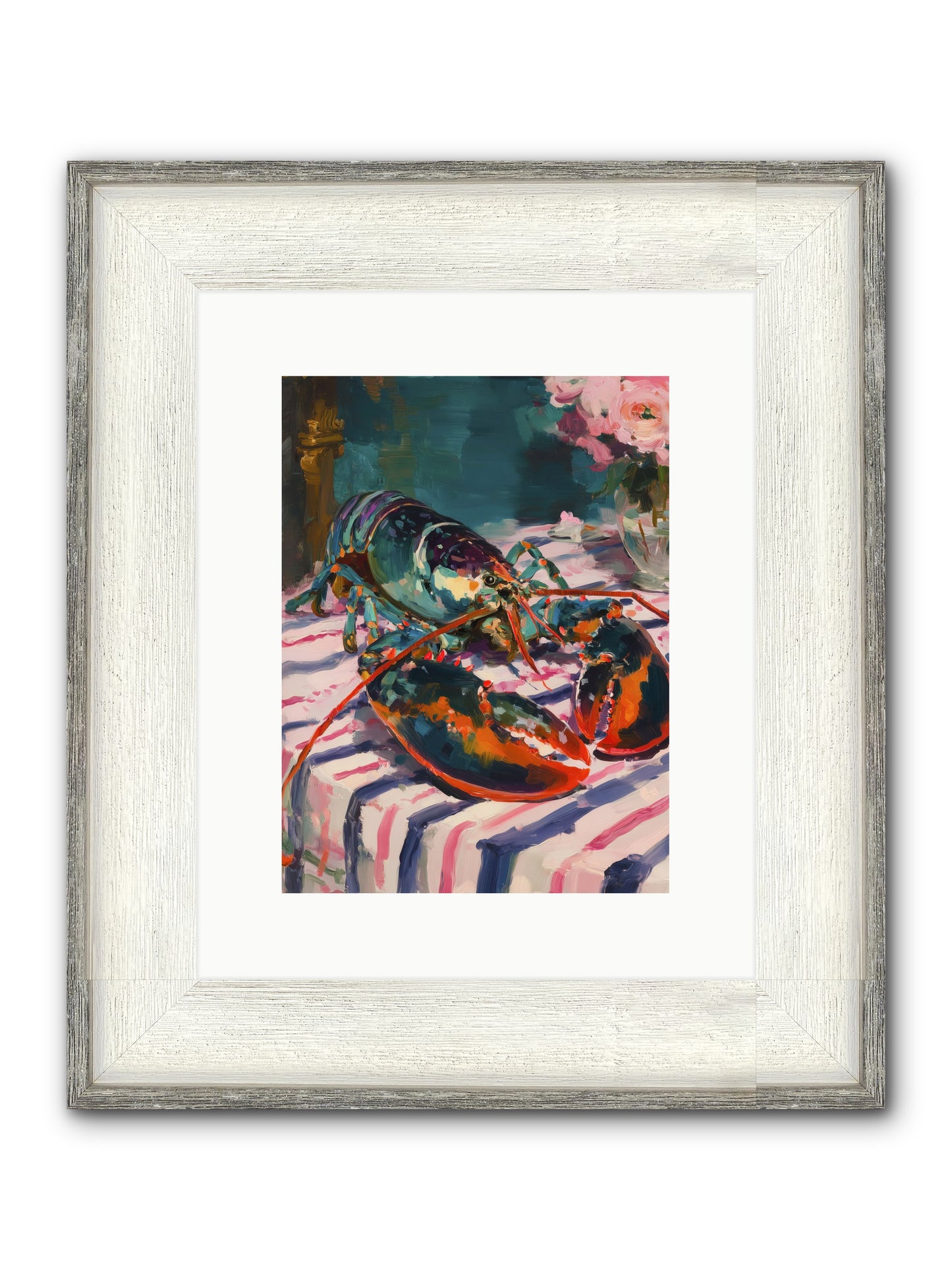 Atlantis Memory Framed Print - Driftwood White 9x12
