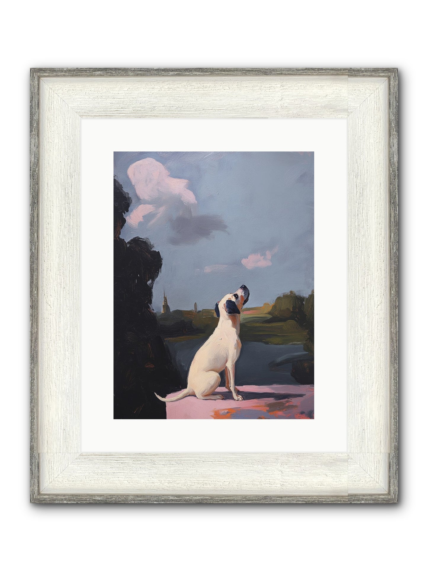 Atlas Wilde Framed Print - Driftwood White 12x16
