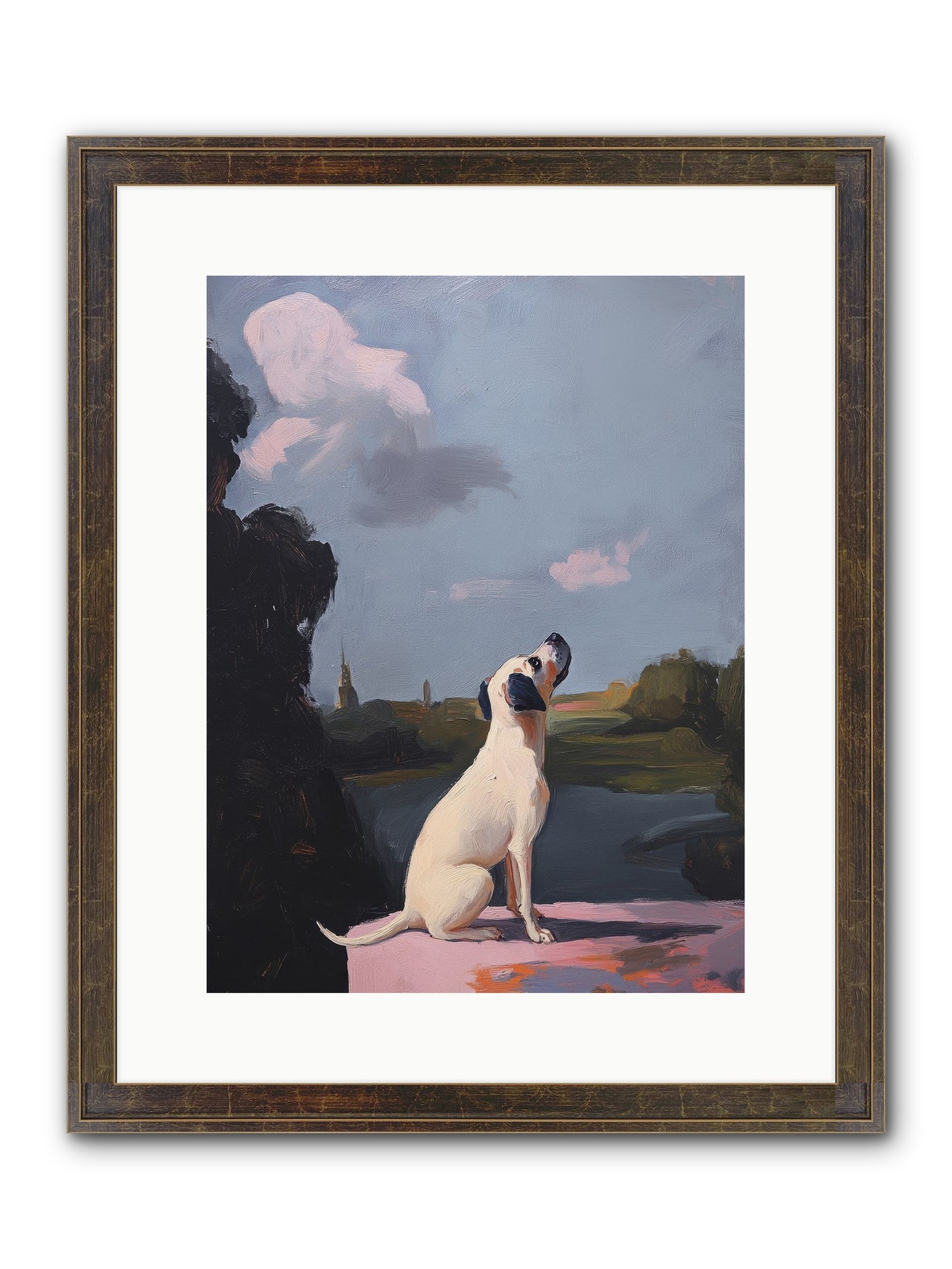 Atlas Wilde Framed Print - Slimwoods Black/Gold 12x16