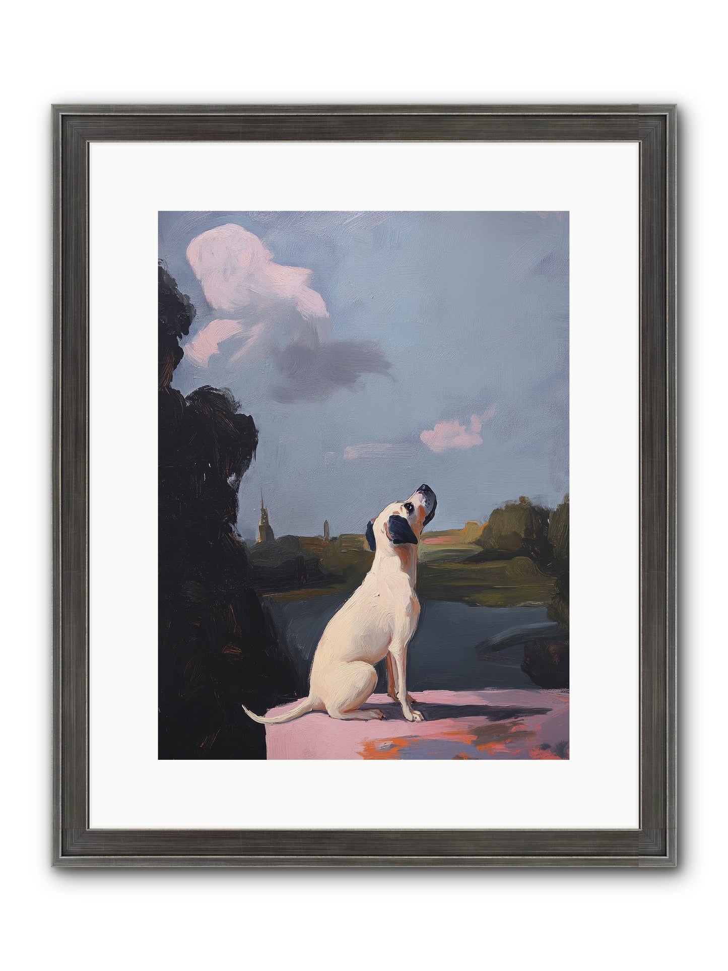 Atlas Wilde Framed Print - Slimwoods Black/Silver 12x16