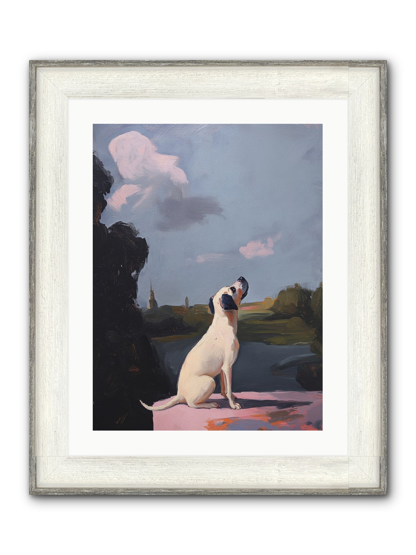 Atlas Wilde Framed Print - Driftwood White 18x24