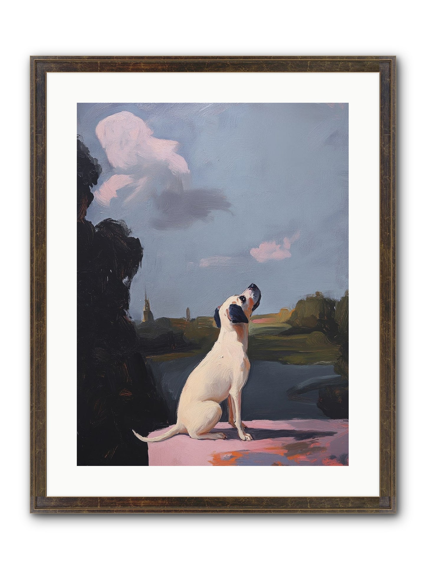 Atlas Wilde Framed Print - Slimwoods Black/Gold 18x24