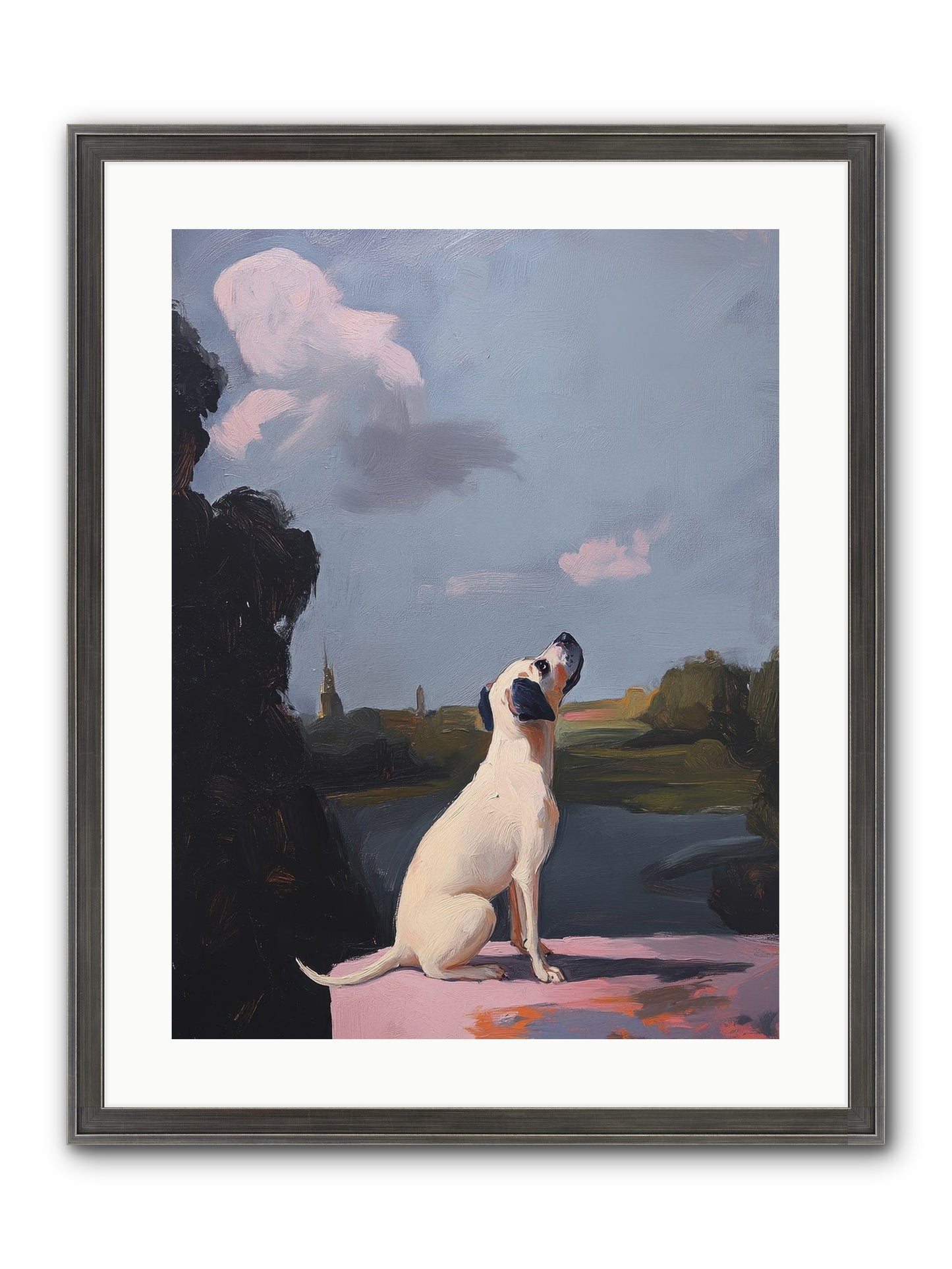 Atlas Wilde Framed Print - Slimwoods Black/Silver 18x24
