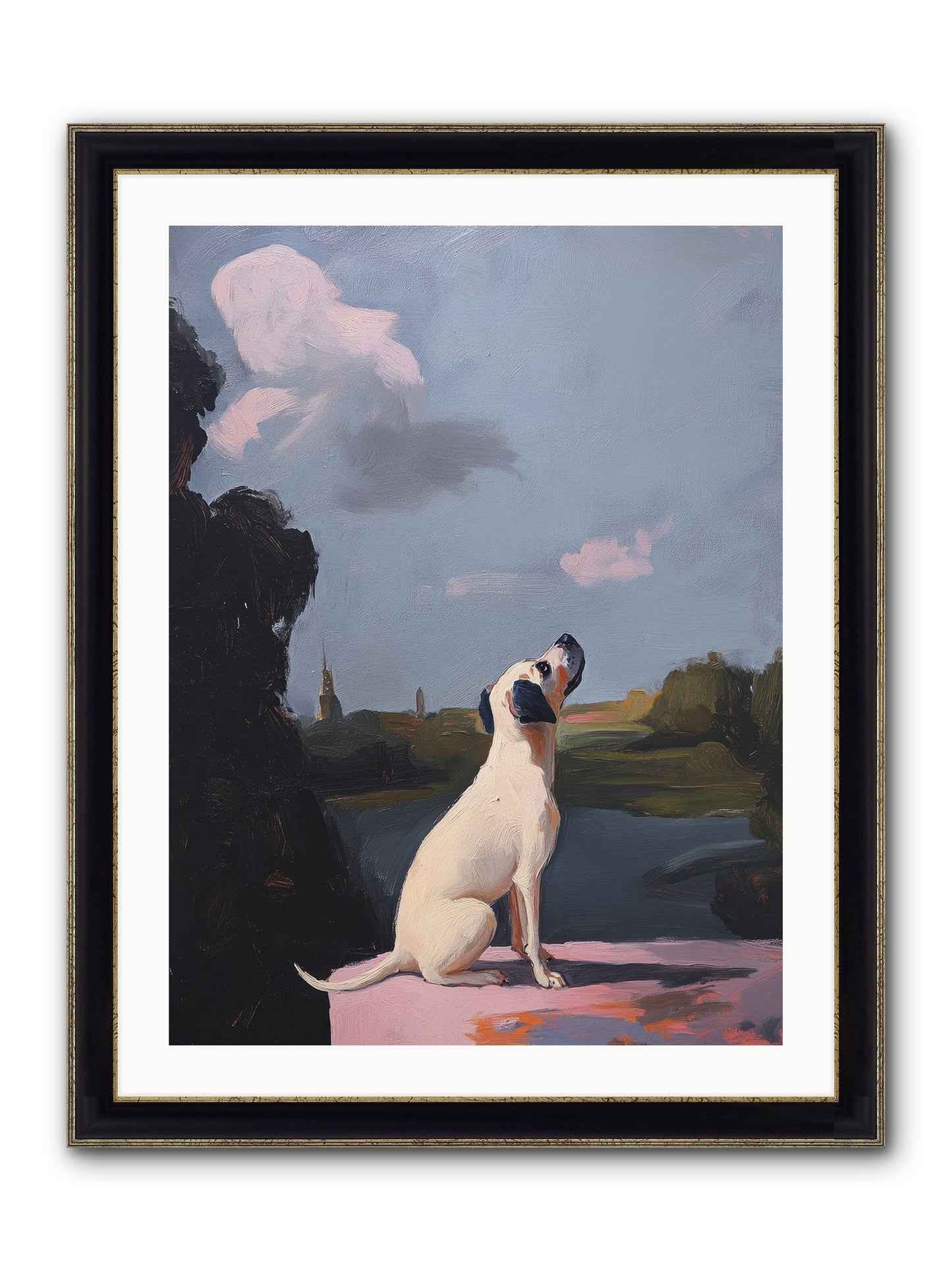 Atlas Wilde Framed Print - Black & Gold 24x32