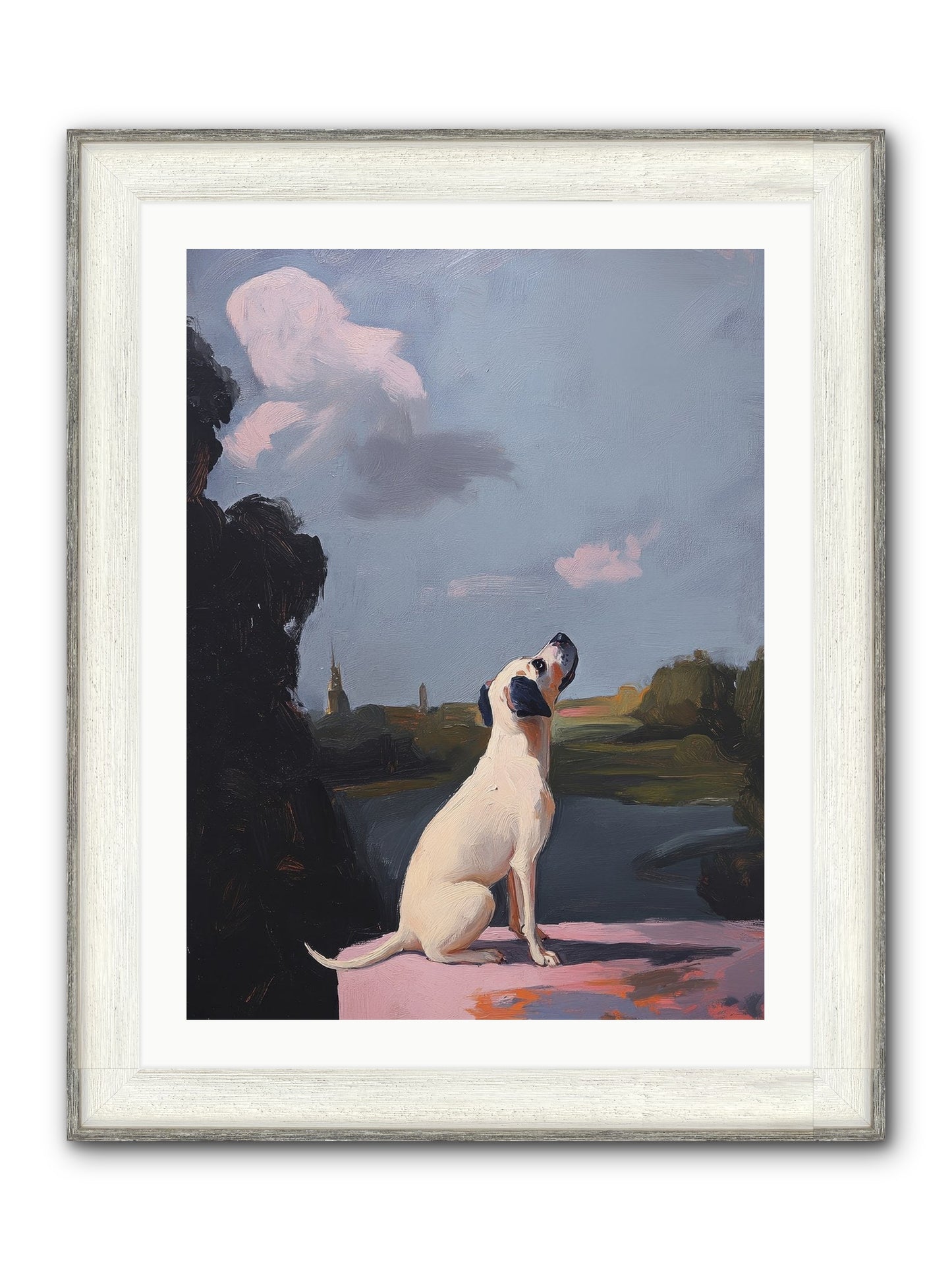 Atlas Wilde Framed Print - Driftwood White 24x32