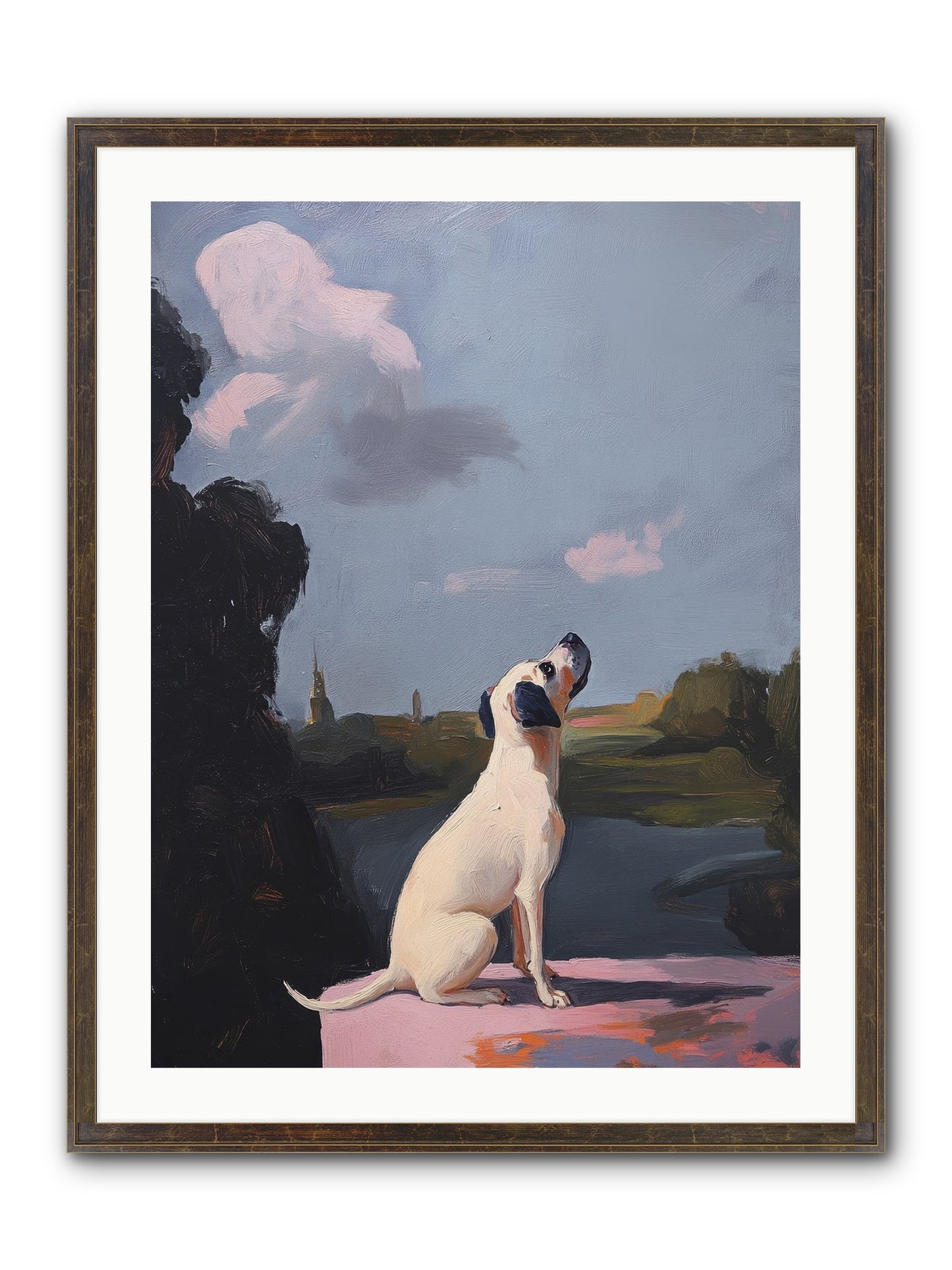 Atlas Wilde Framed Print - Slimwoods Black/Gold 24x32
