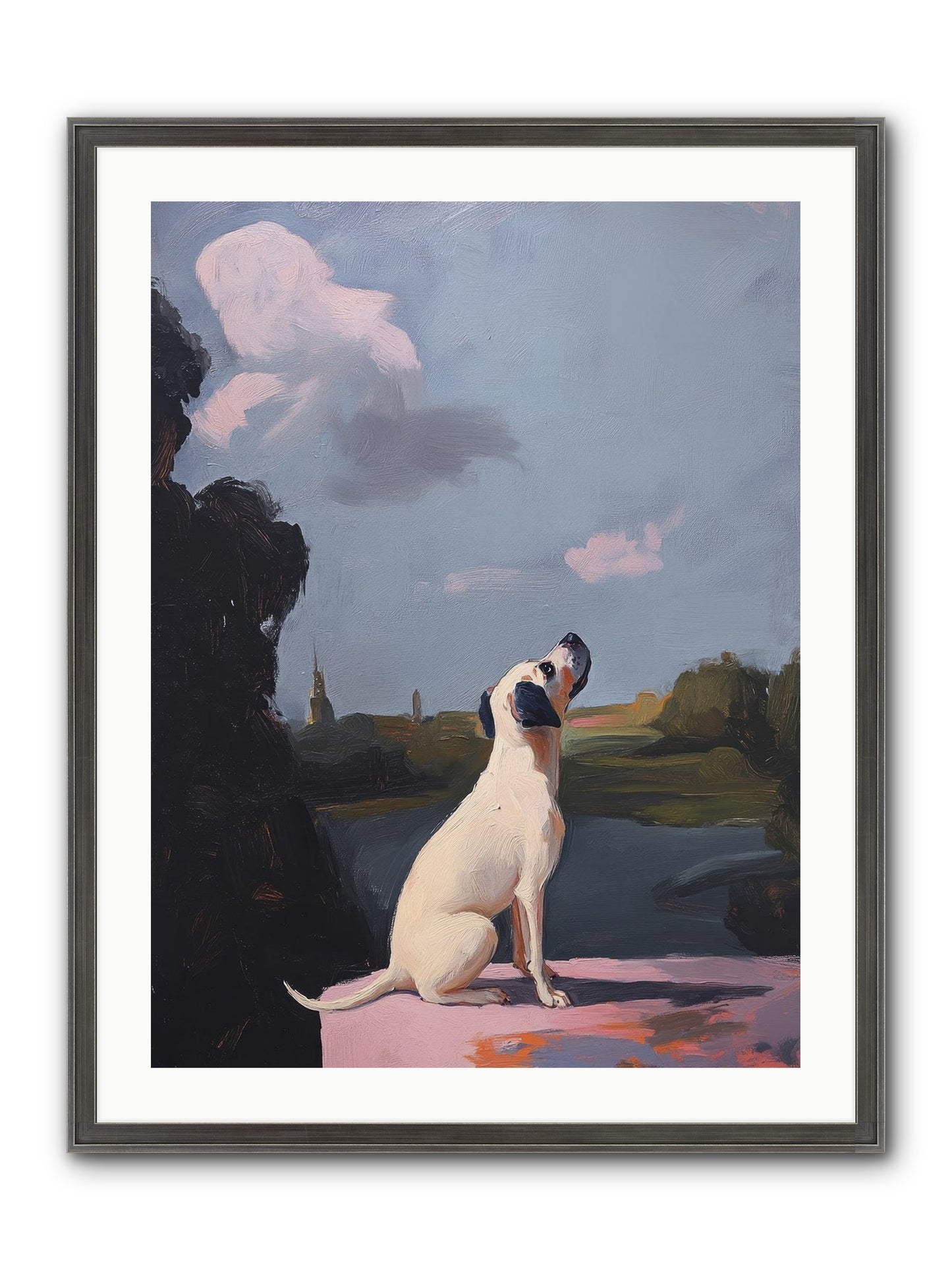 Atlas Wilde Framed Print - Slimwoods Black/Silver 24x32