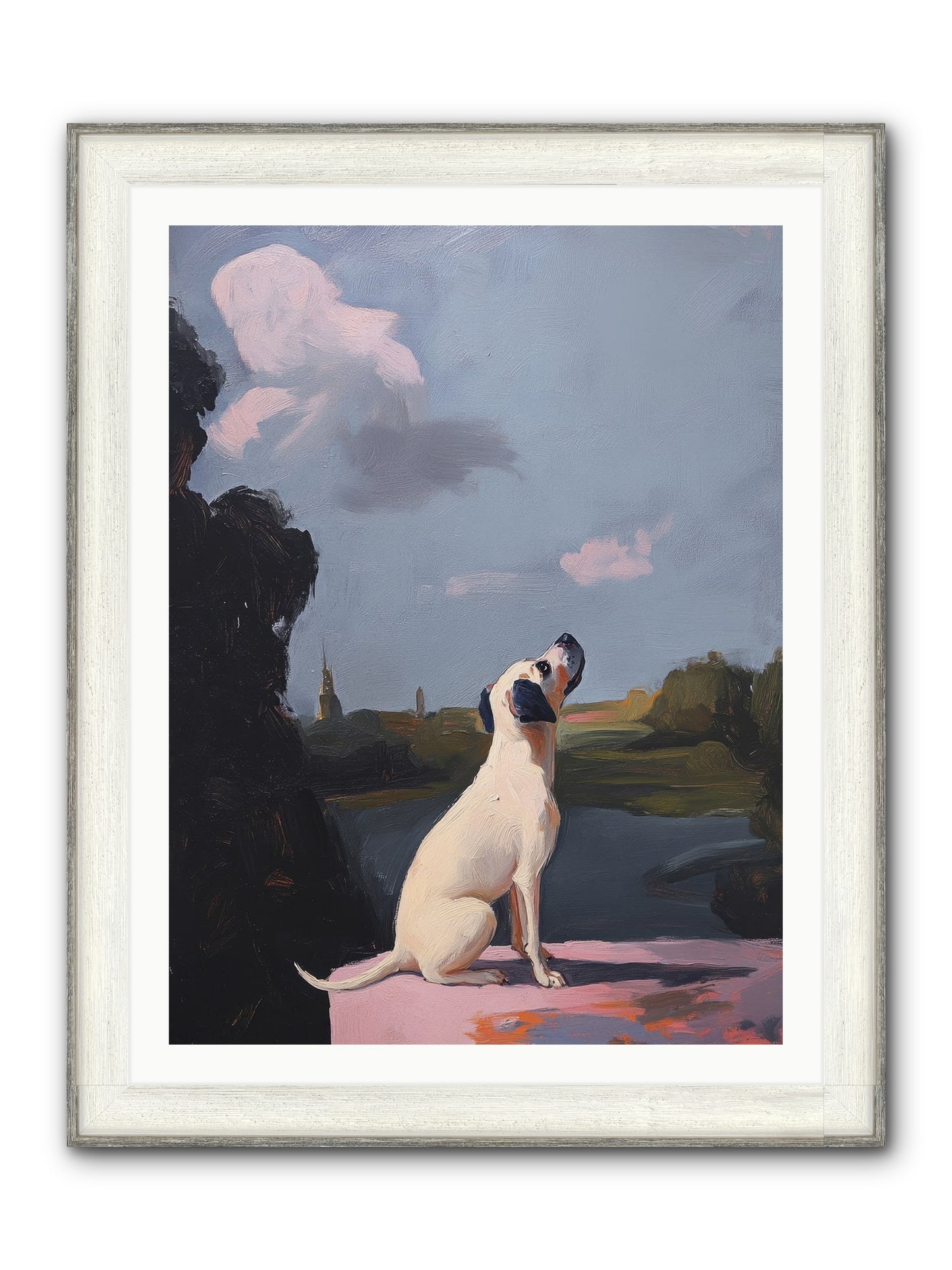 Atlas Wilde Framed Print - Driftwood White 30x40