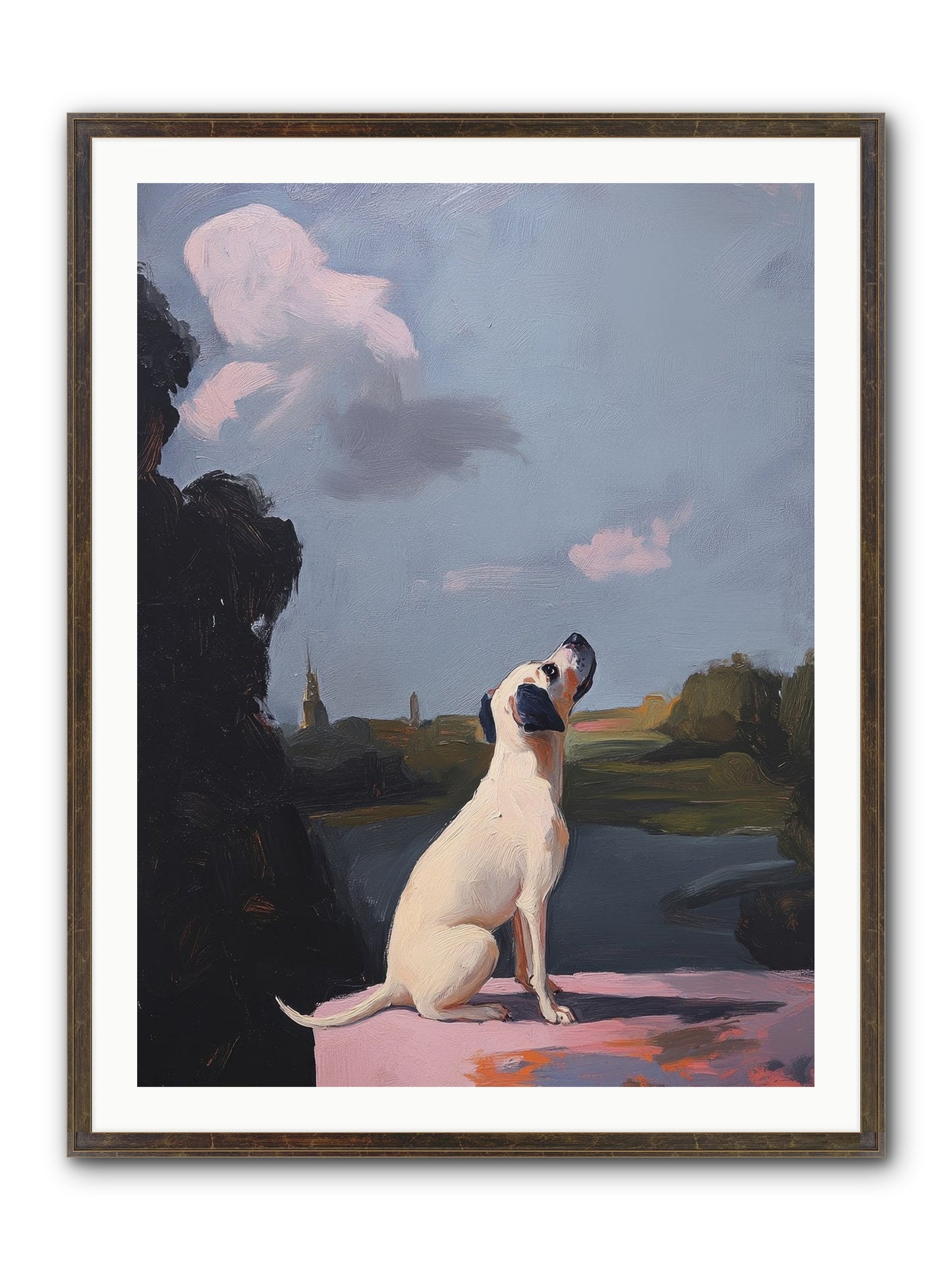 Atlas Wilde Framed Print - Slimwoods Black/Gold 30x40