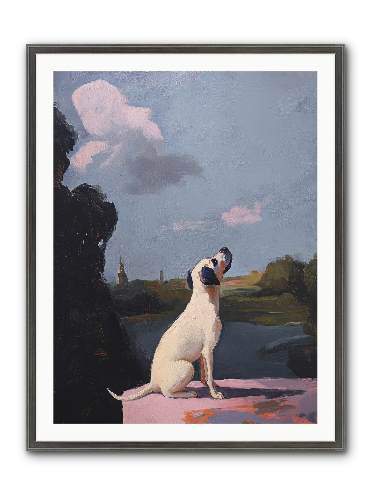 Atlas Wilde Framed Print - Slimwoods Black/Silver 30x40