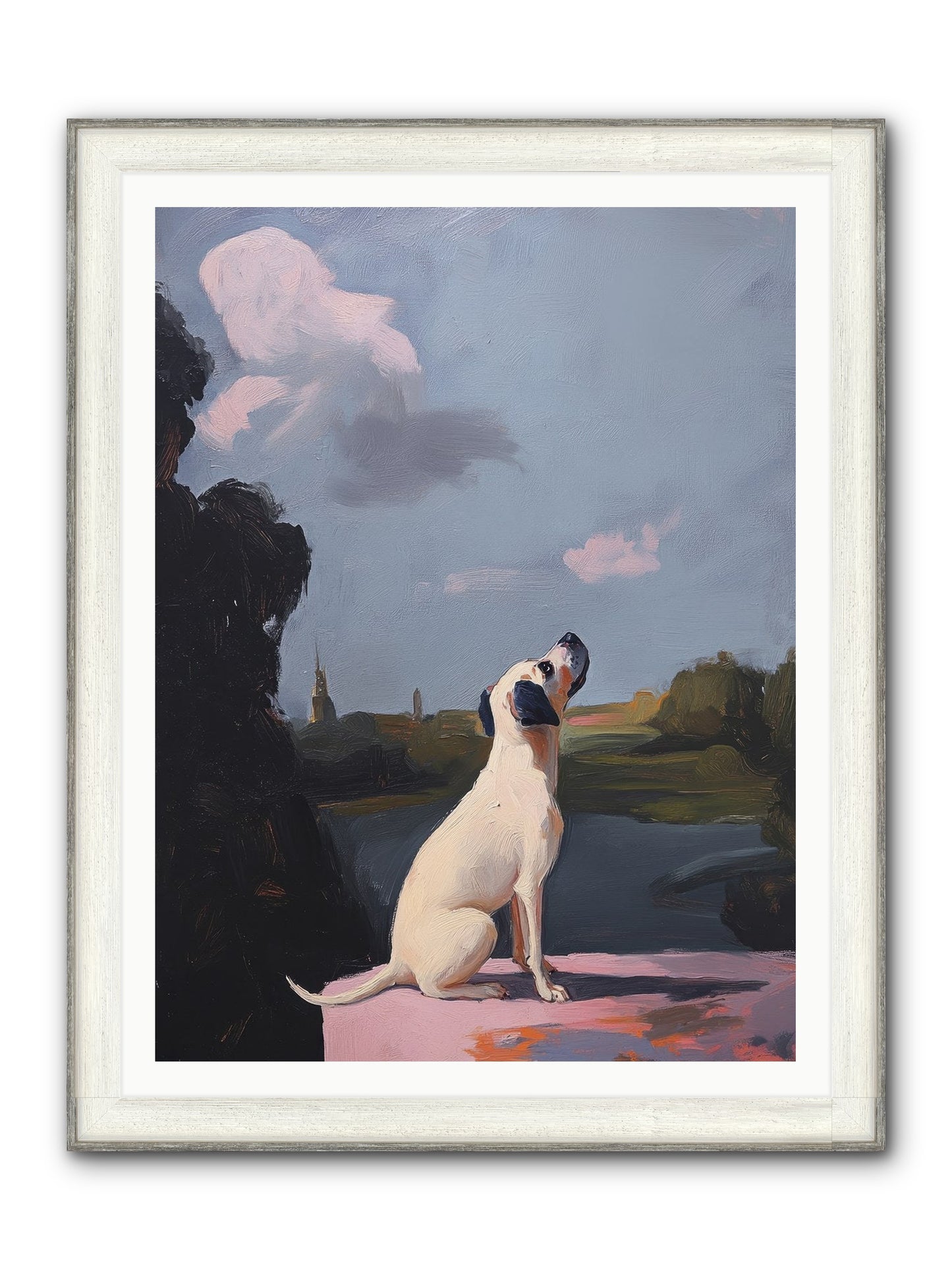 Atlas Wilde Framed Print - Driftwood White 36x48