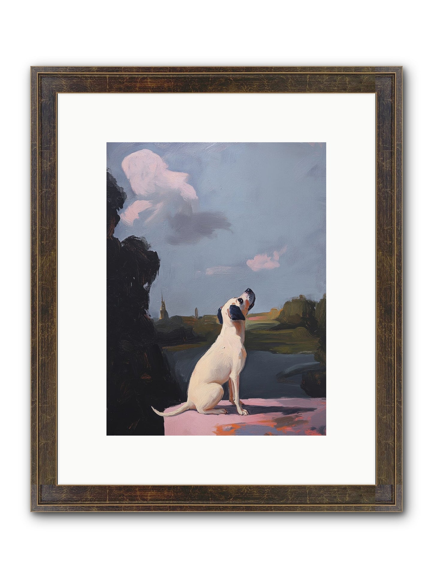 Atlas Wilde Framed Print - Slimwoods Black/Gold 9x12