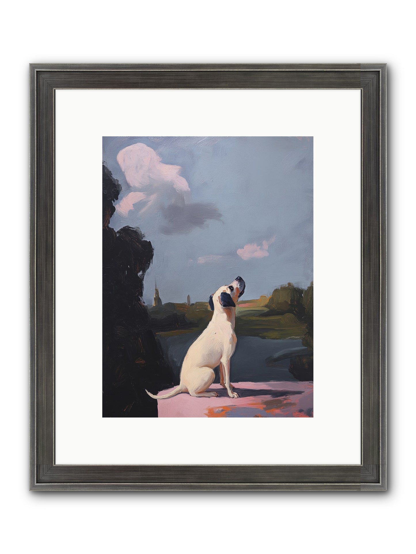 Atlas Wilde Framed Print - Slimwoods Black/Silver 9x12