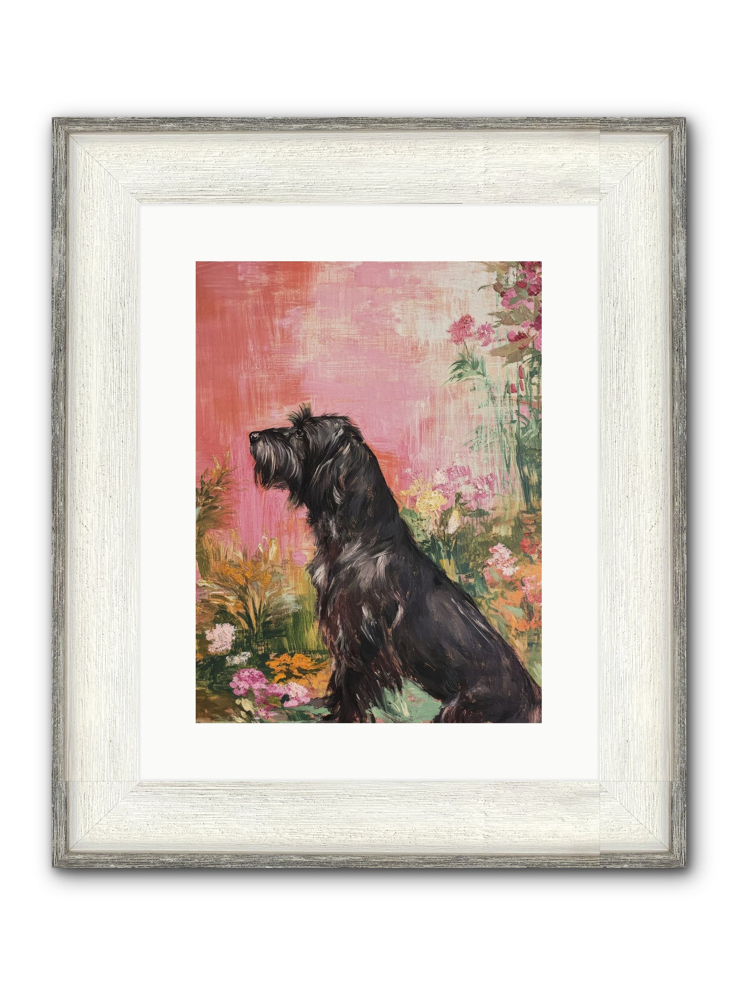 Atticus Framed Print - Driftwood White 12x16