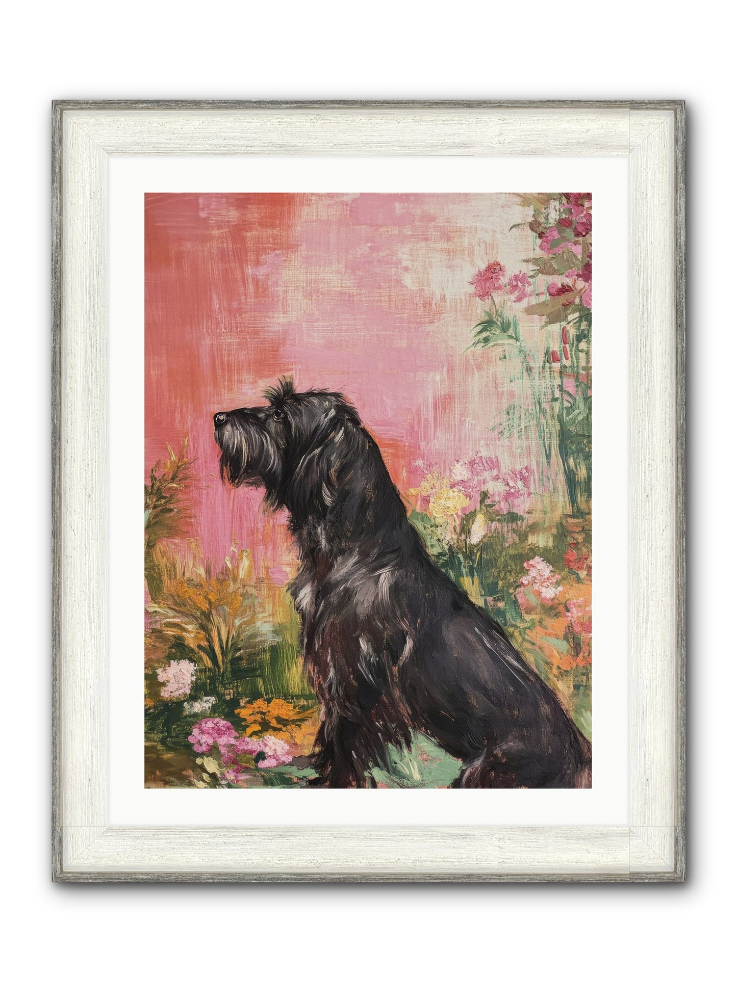 Atticus Framed Print - Driftwood White 24x32